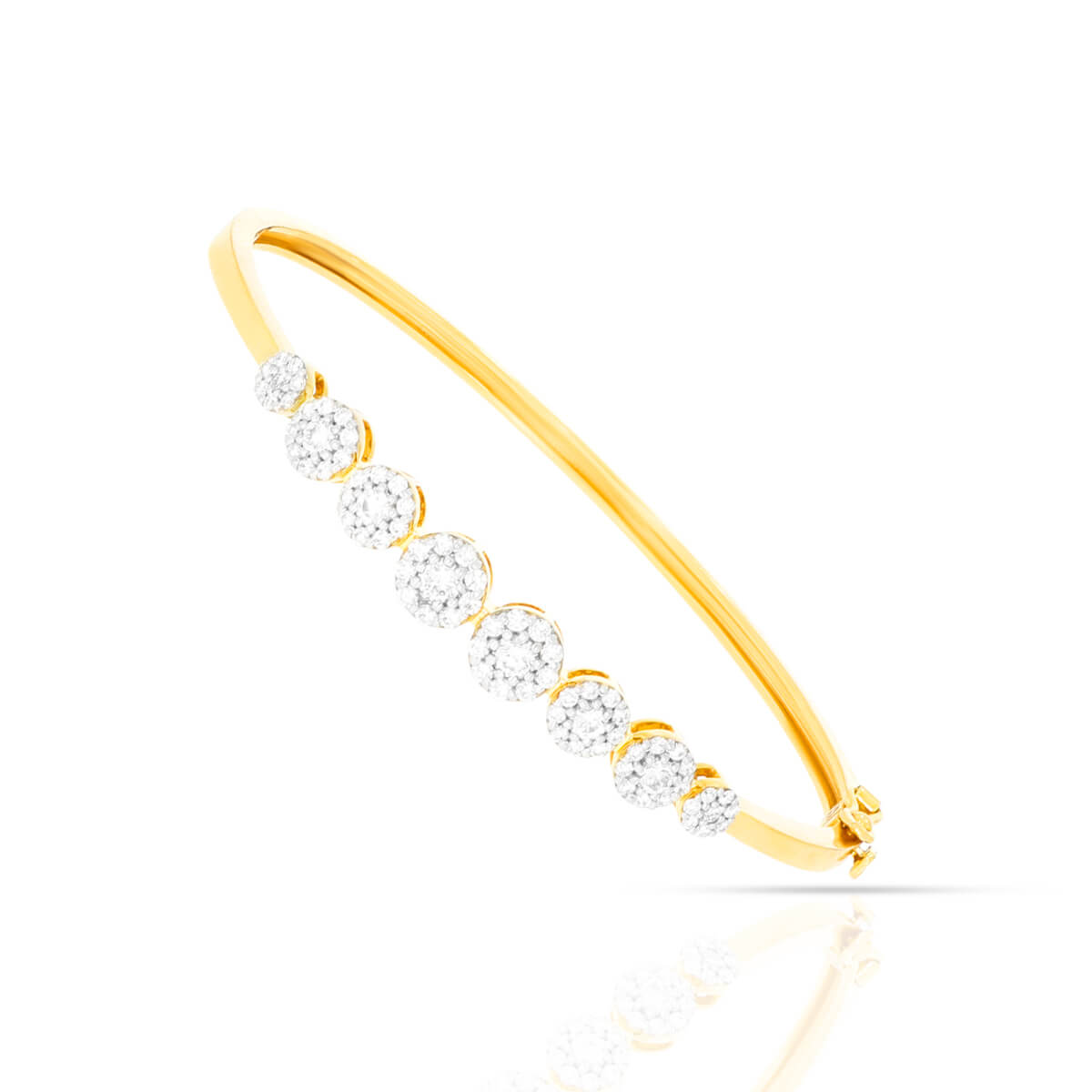 Gleaming Glamour Diamond Bracelet with Free Gold Coin