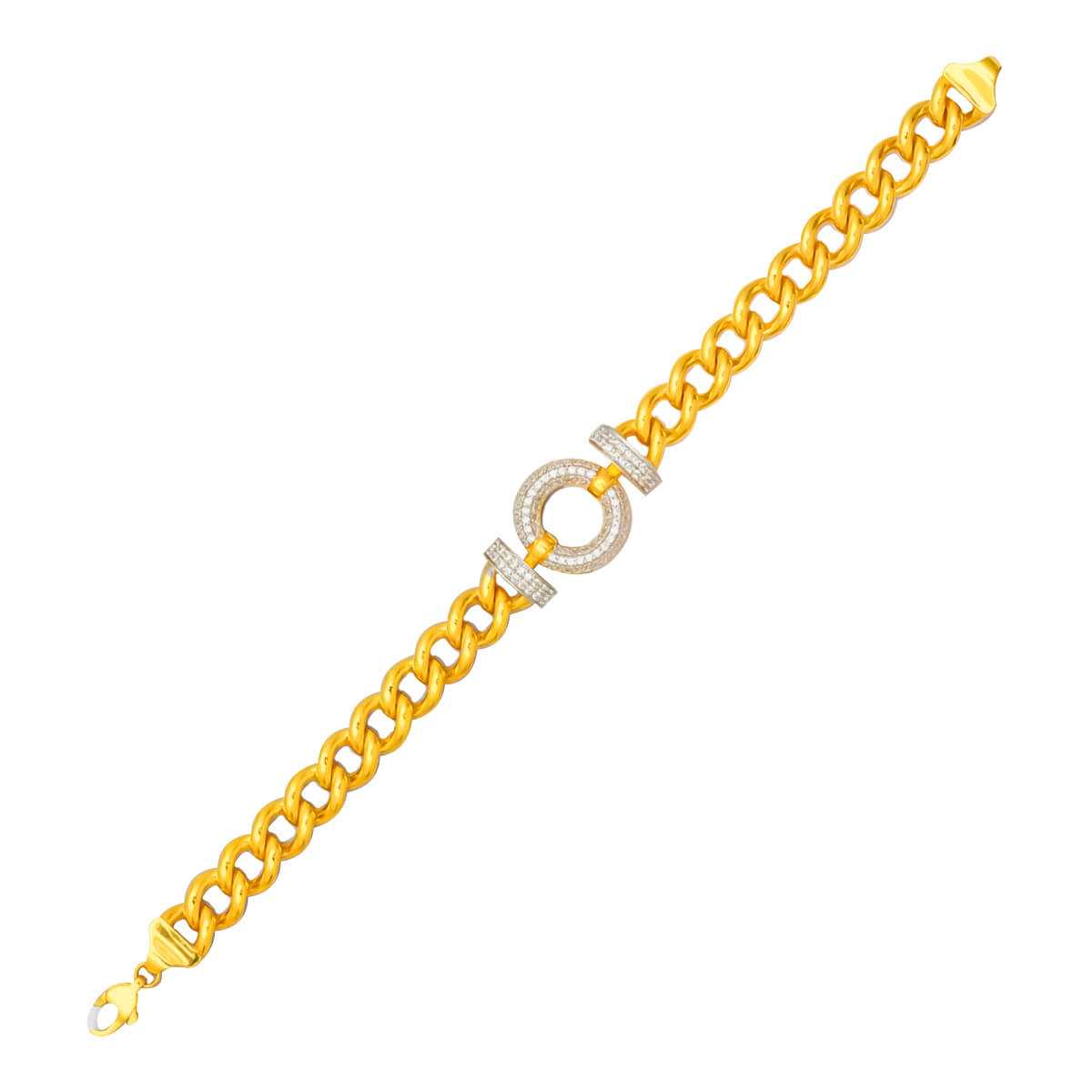 Gold Bracelet with Free Gold Coin