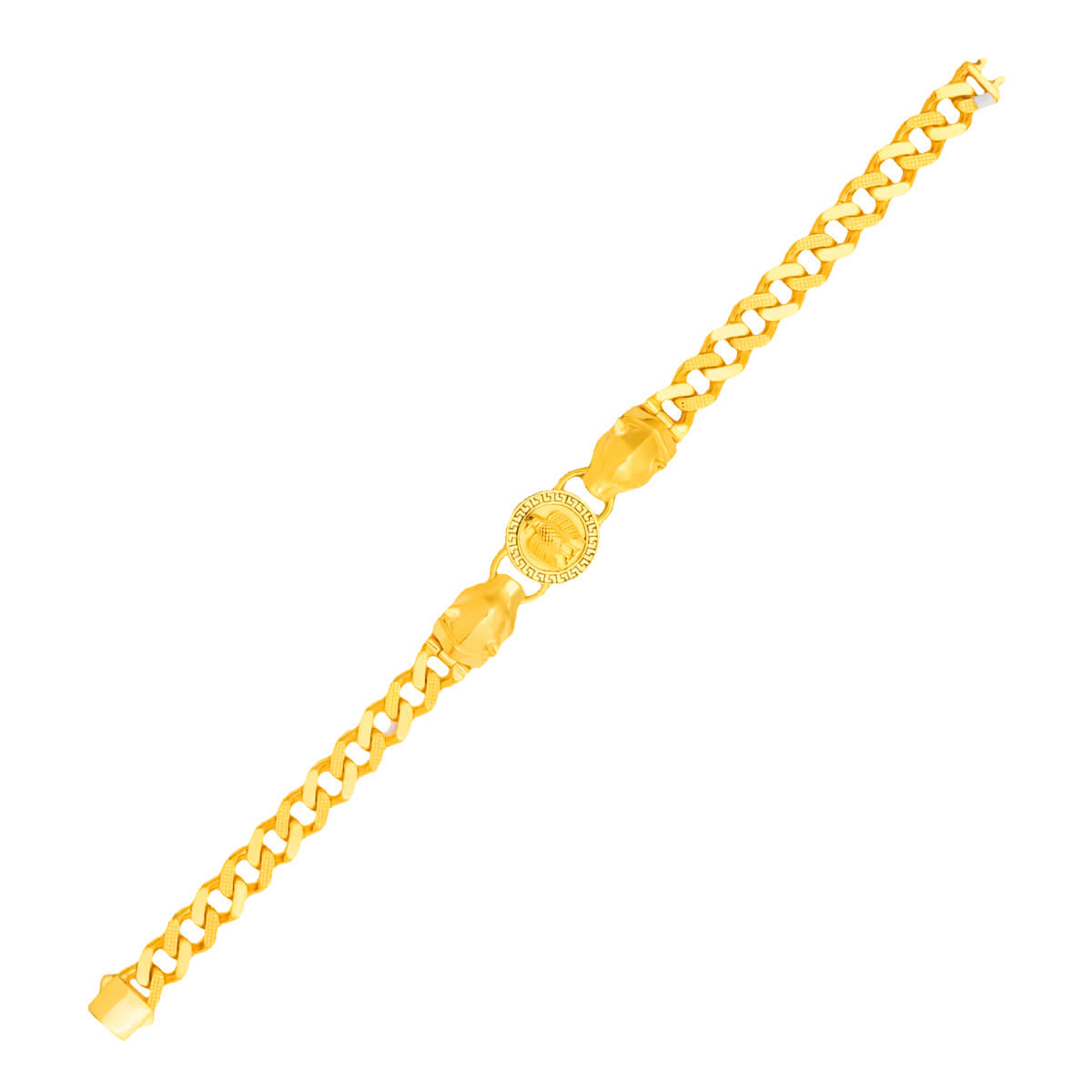 Gold Bracelet with Free Gold Coin