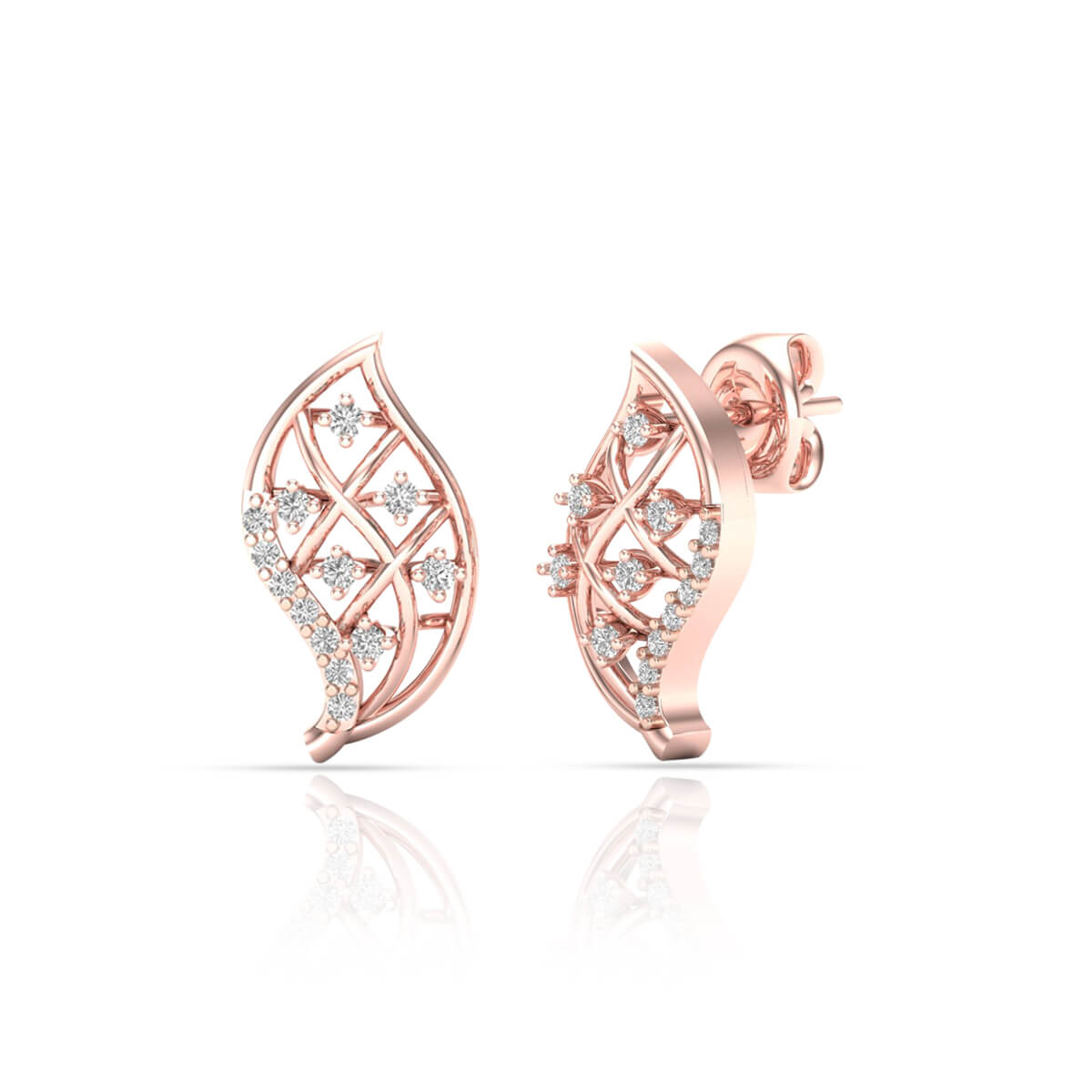 Diamond Earring with Free Gold Coin