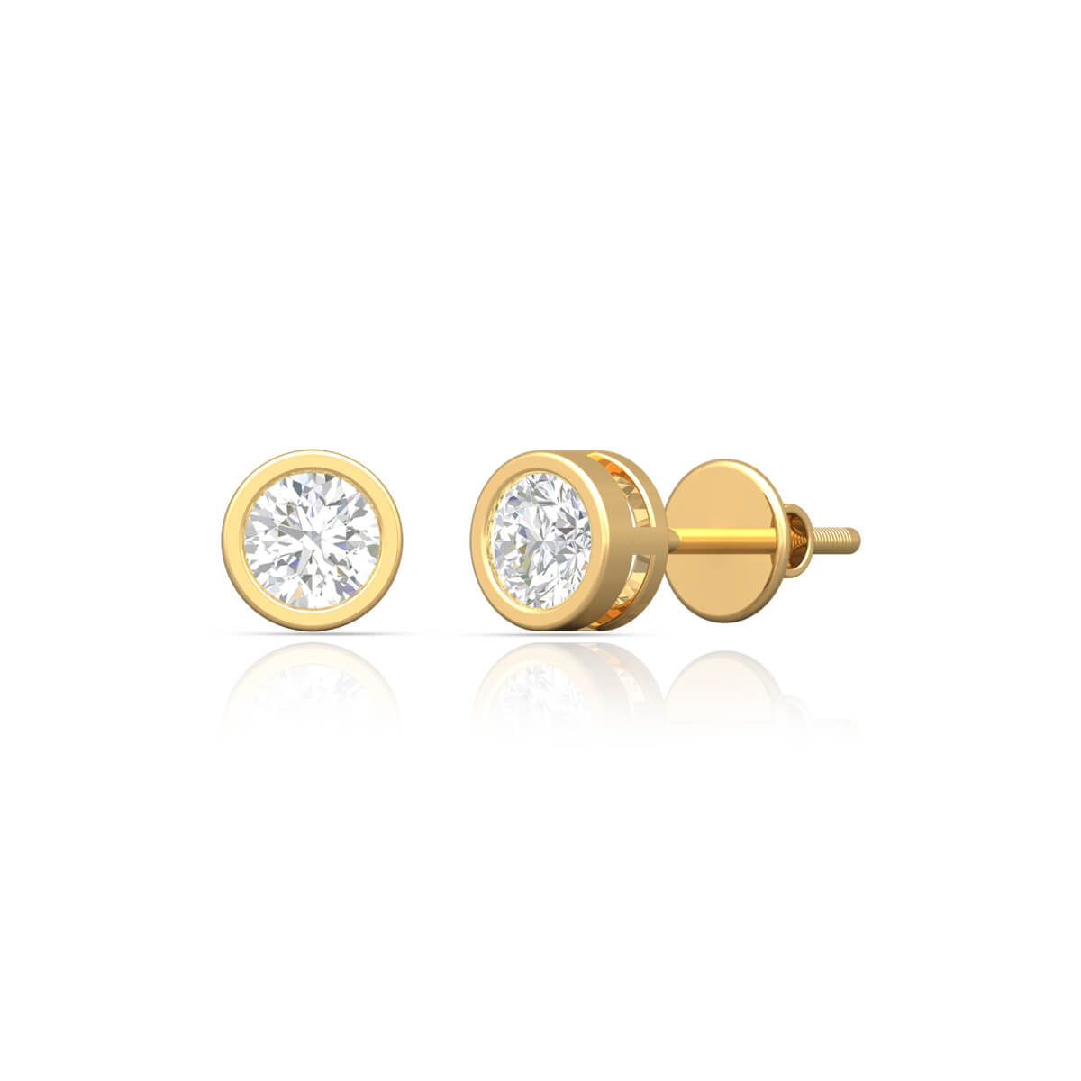 Eternal Sparkle Diamond Earrings with Free Gold Coin