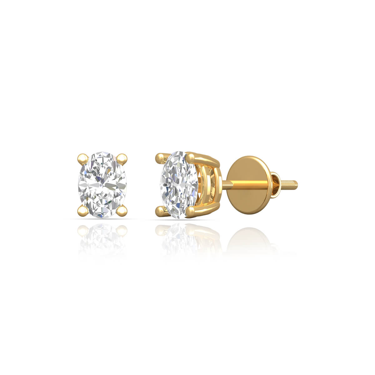 Dazzling Diamond Essence Studs with Free Gold Coin