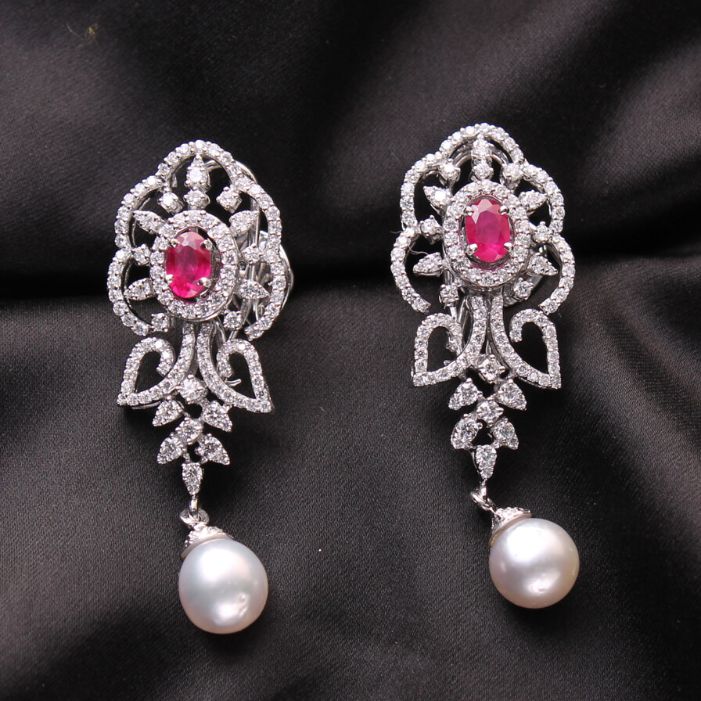 Diamond Earring For Women with Free Gold Coin