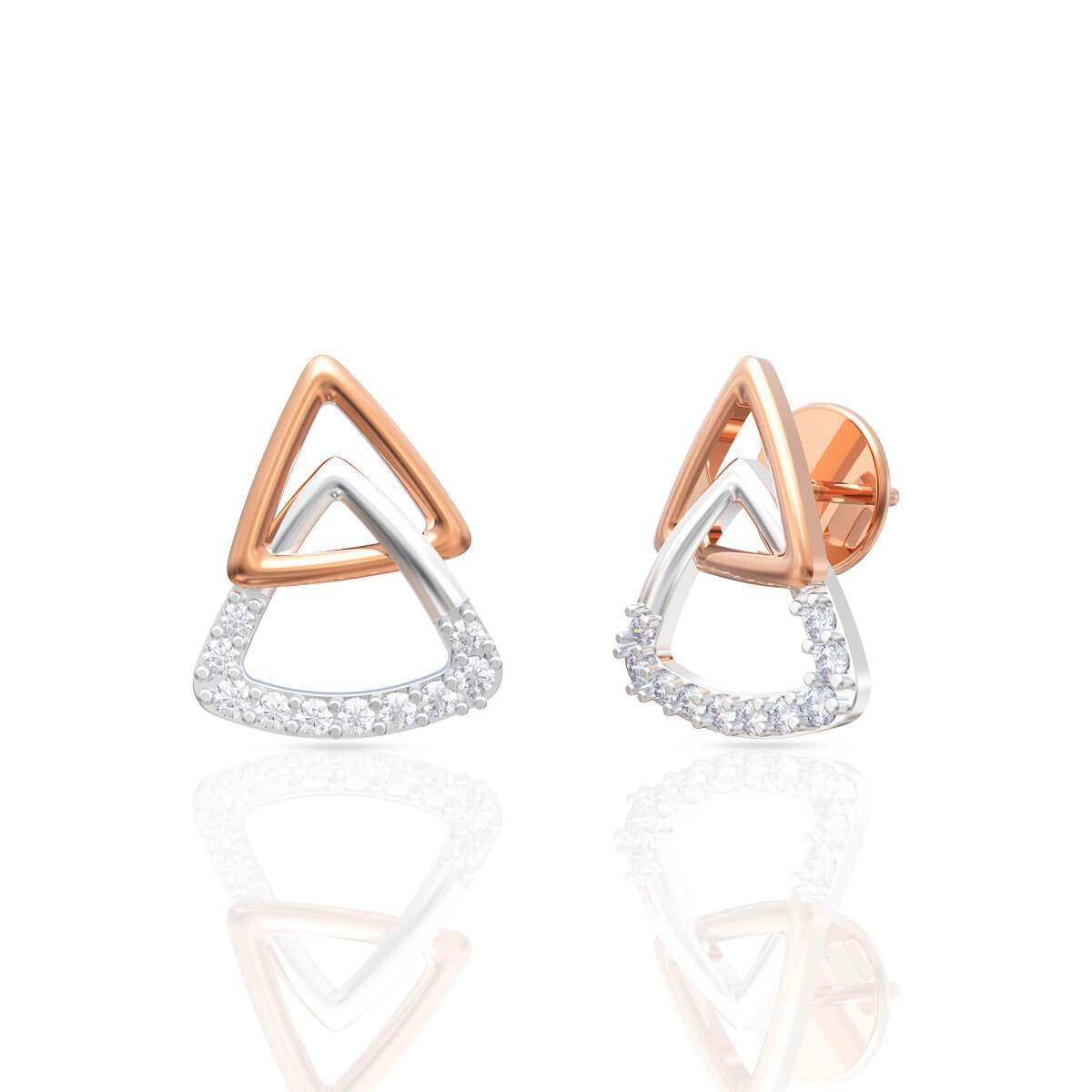 Diamond Earring with Free Gold Coin