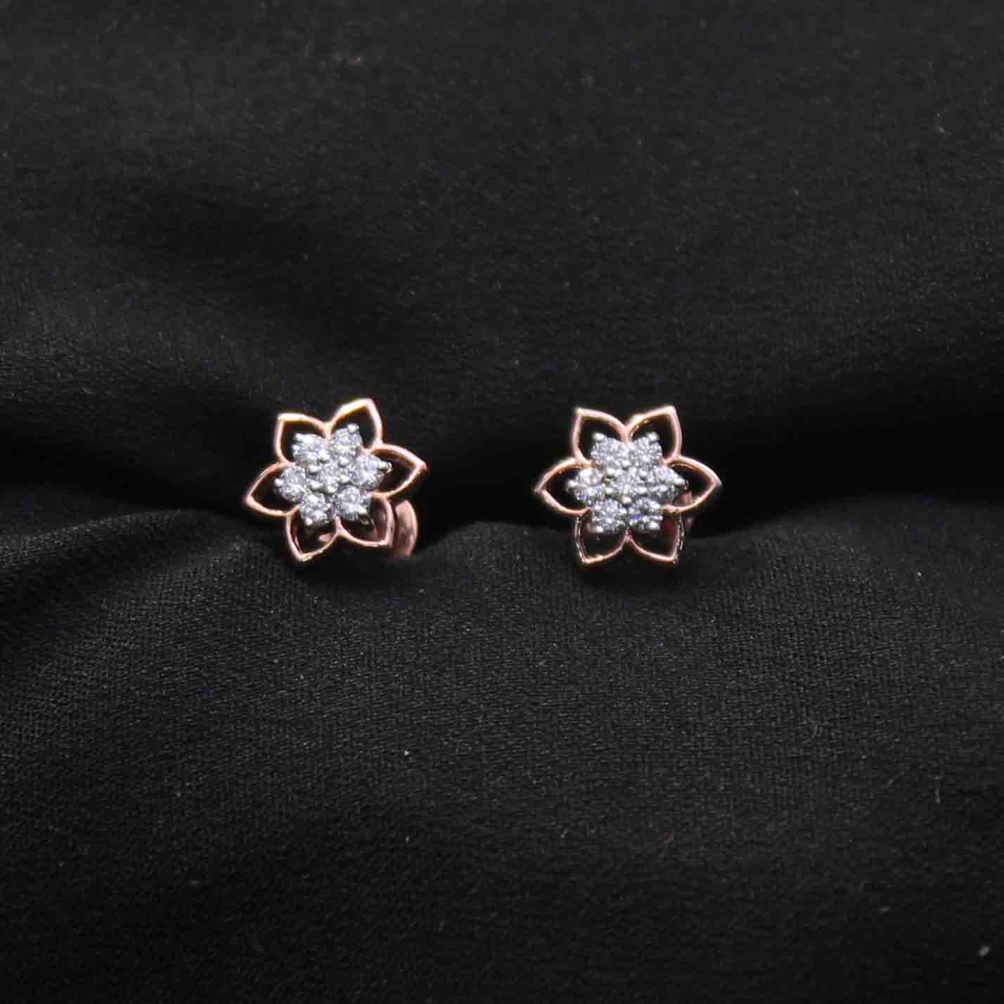 Diamond Earring For Women with Free Gold Coin