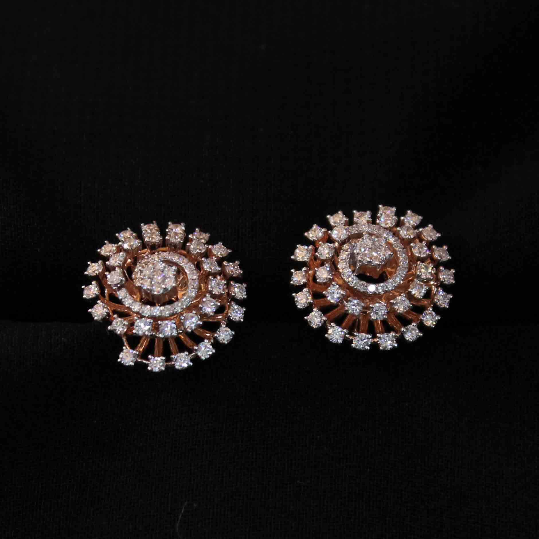 Diamond Earring For Women with Free Gold Coin