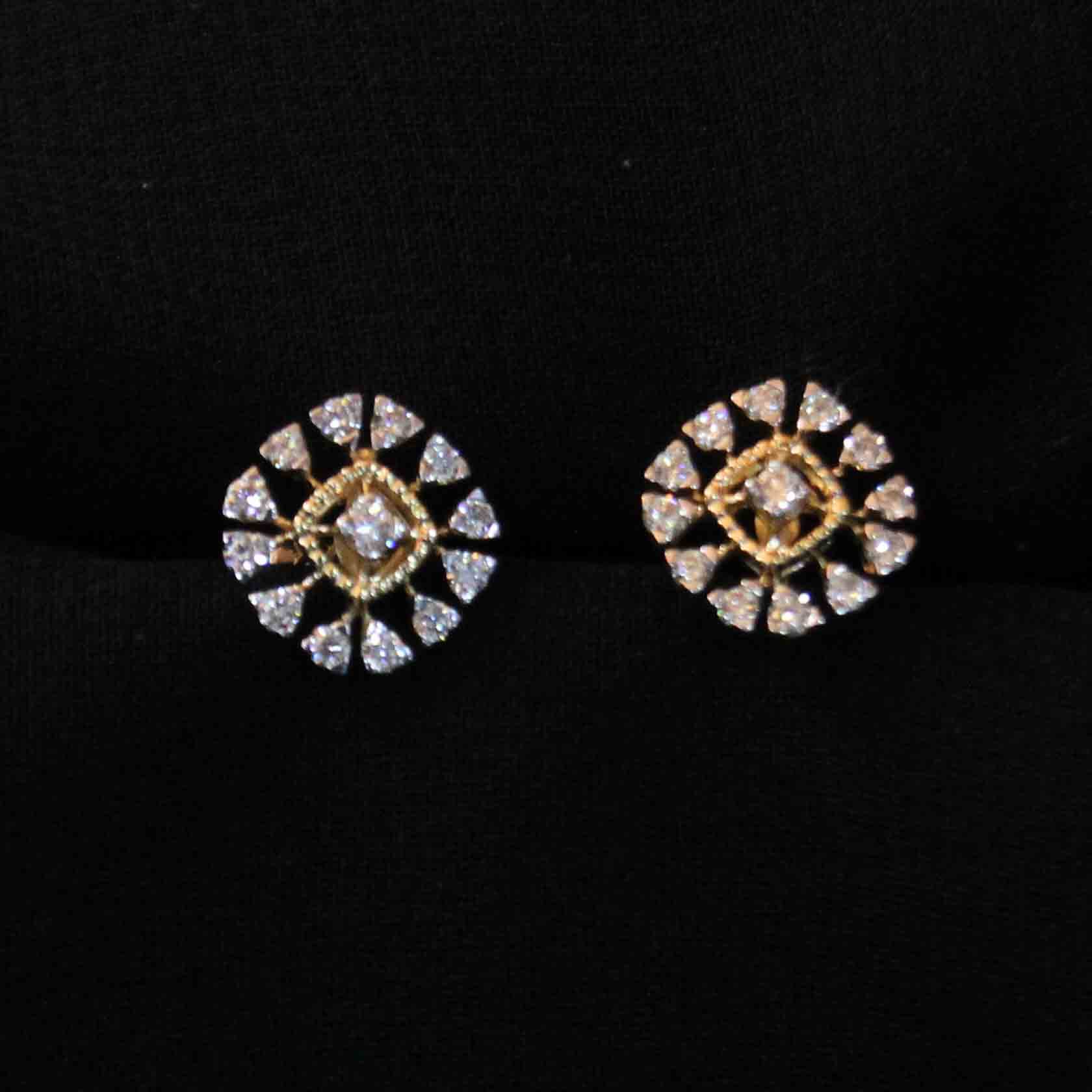 Diamond Earring For Women with Free Gold Coin