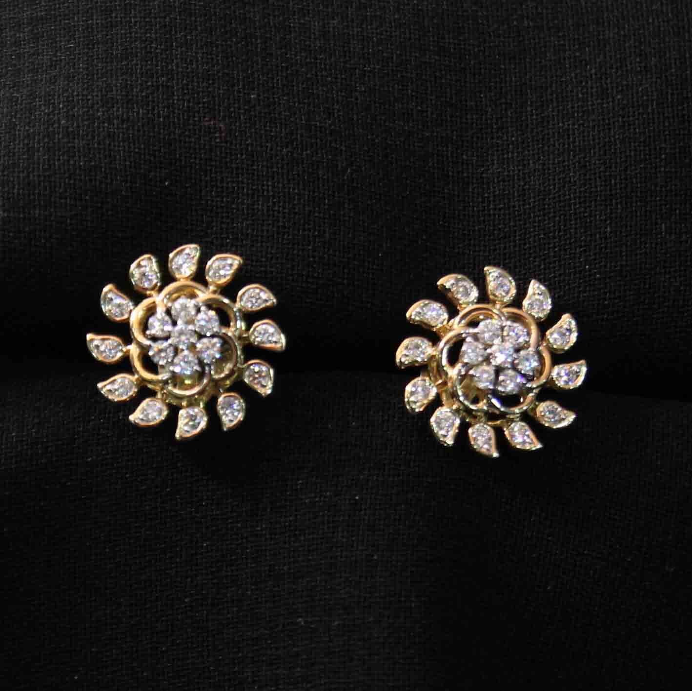 Diamond Earring For Women with Free Gold Coin