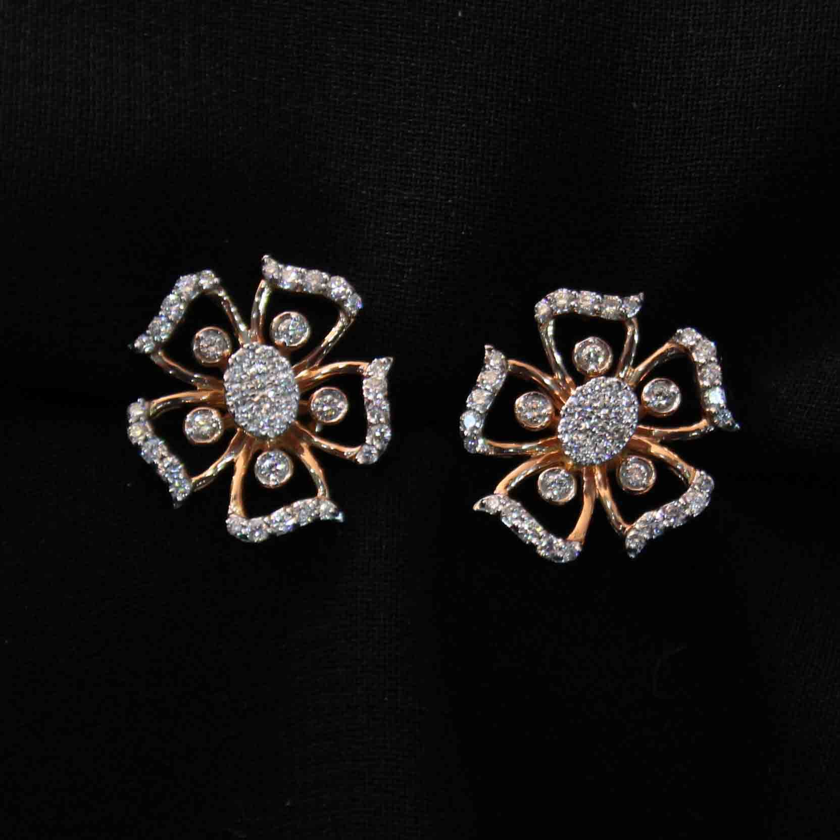 Diamond Earring For Women with Free Gold Coin