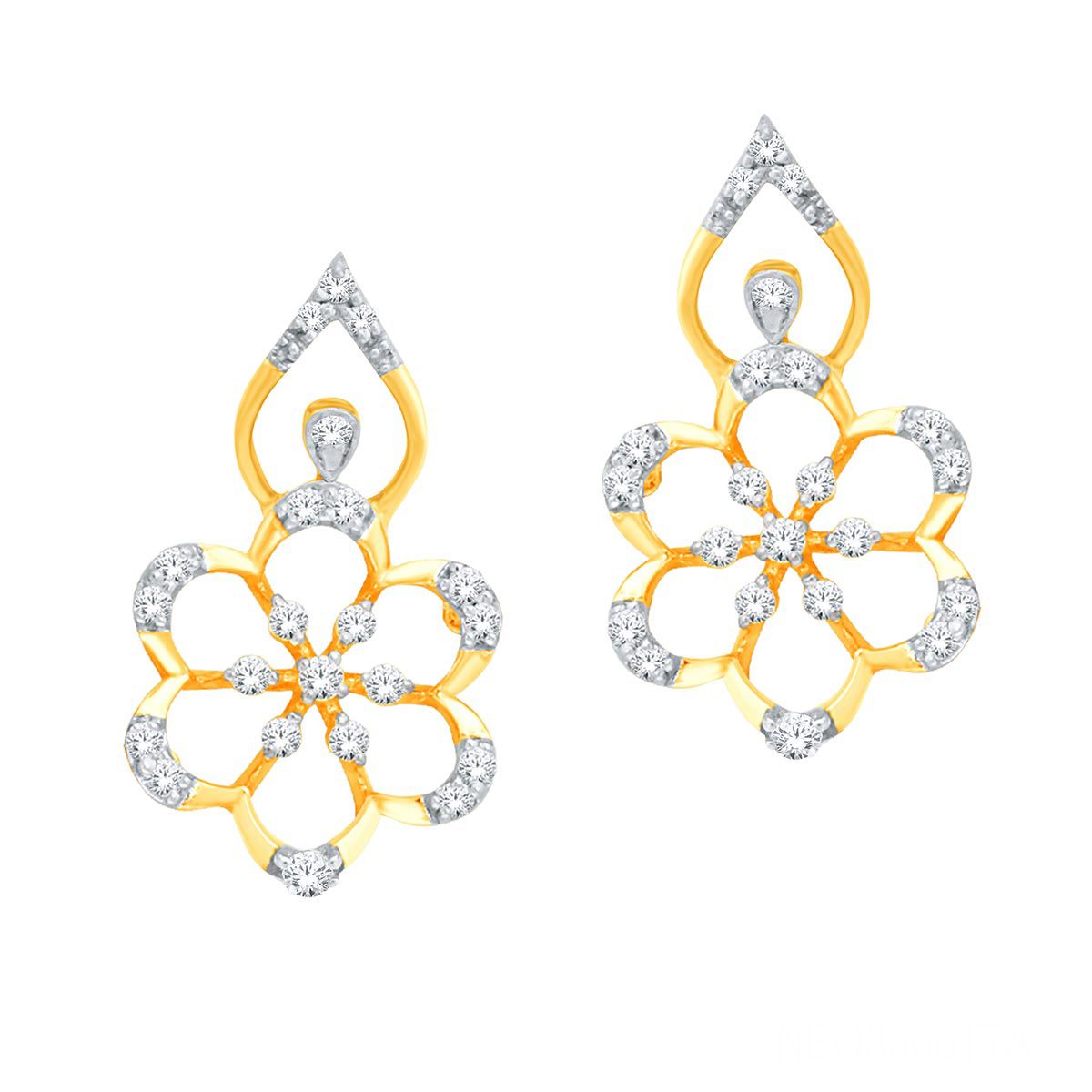 Diamond Earring For Women with Free Gold Coin