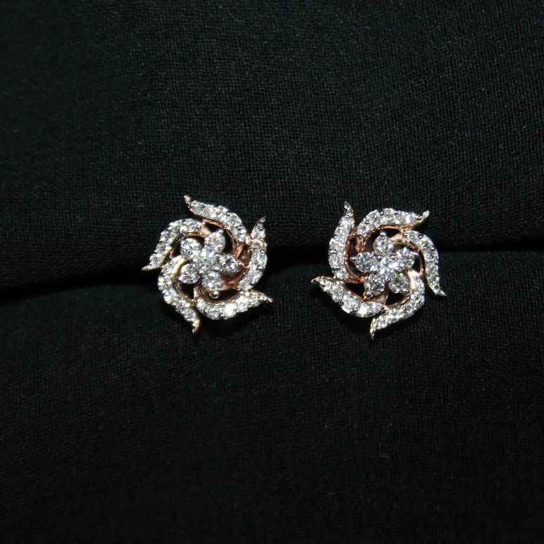 Diamond Earring For Women with Free Gold Coin