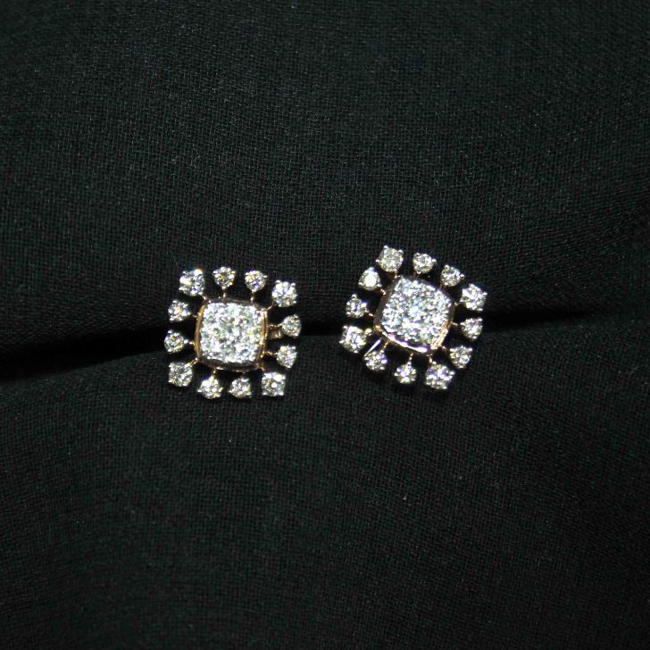 Diamond Earring For Women with Free Gold Coin