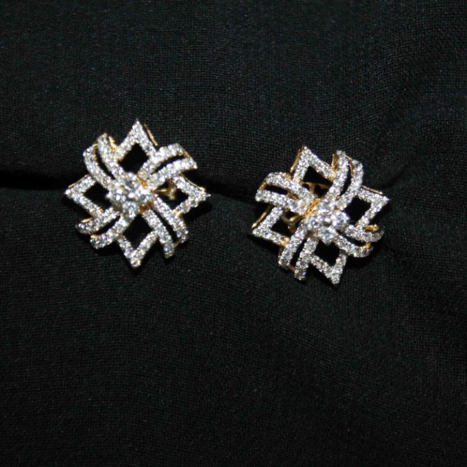 Diamond Earring For Women with Free Gold Coin