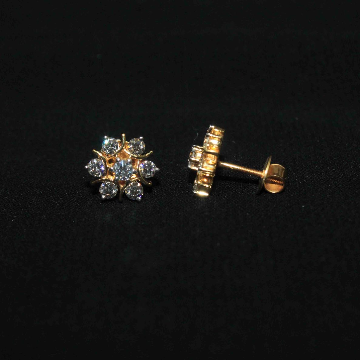 Diamond Earring For Women with Free Gold Coin