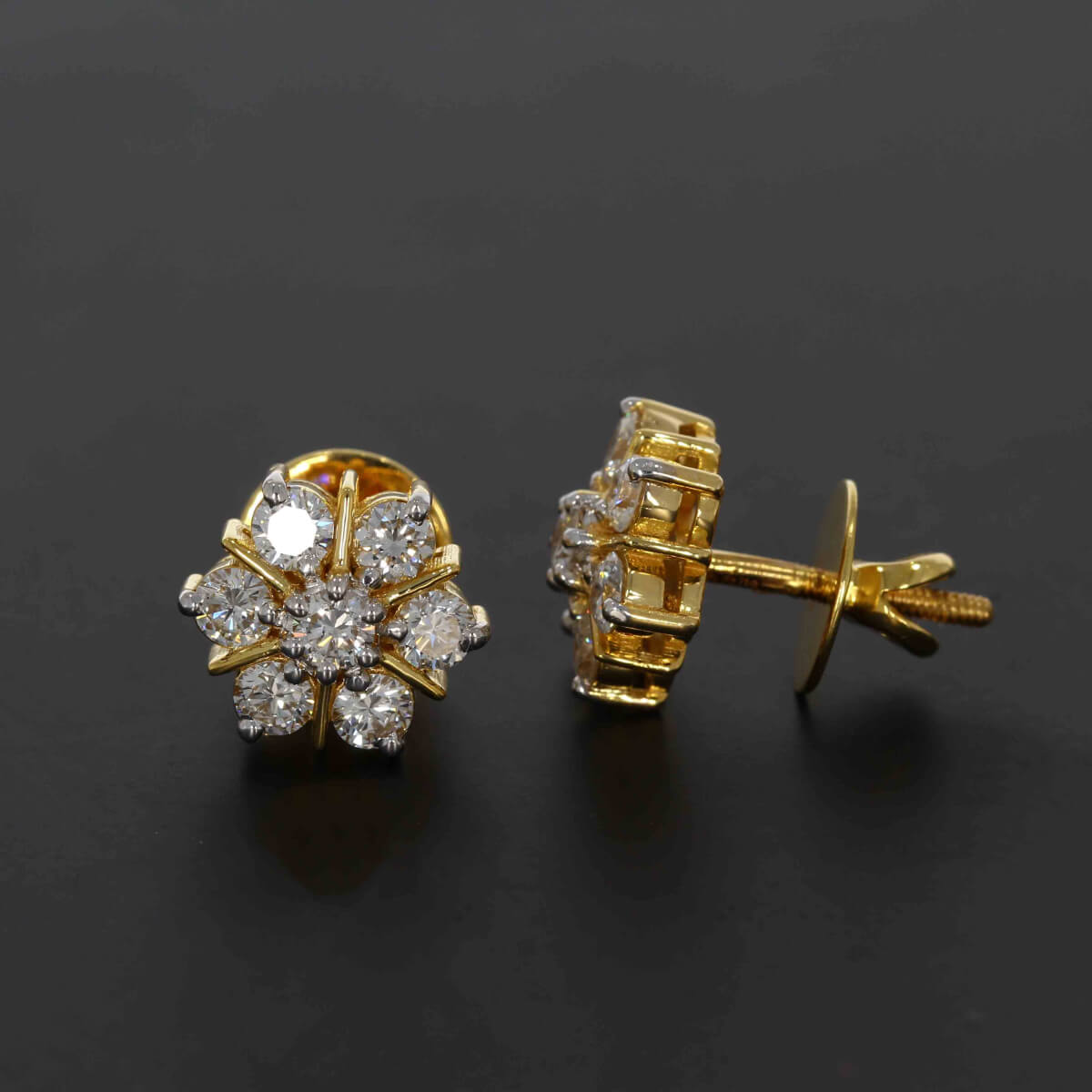 Diamond Earring For Women with Free Gold Coin