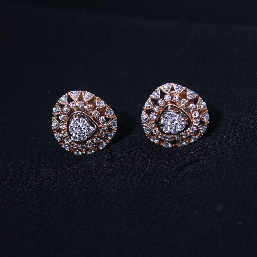 Diamond Earring For Women with Free Gold Coin