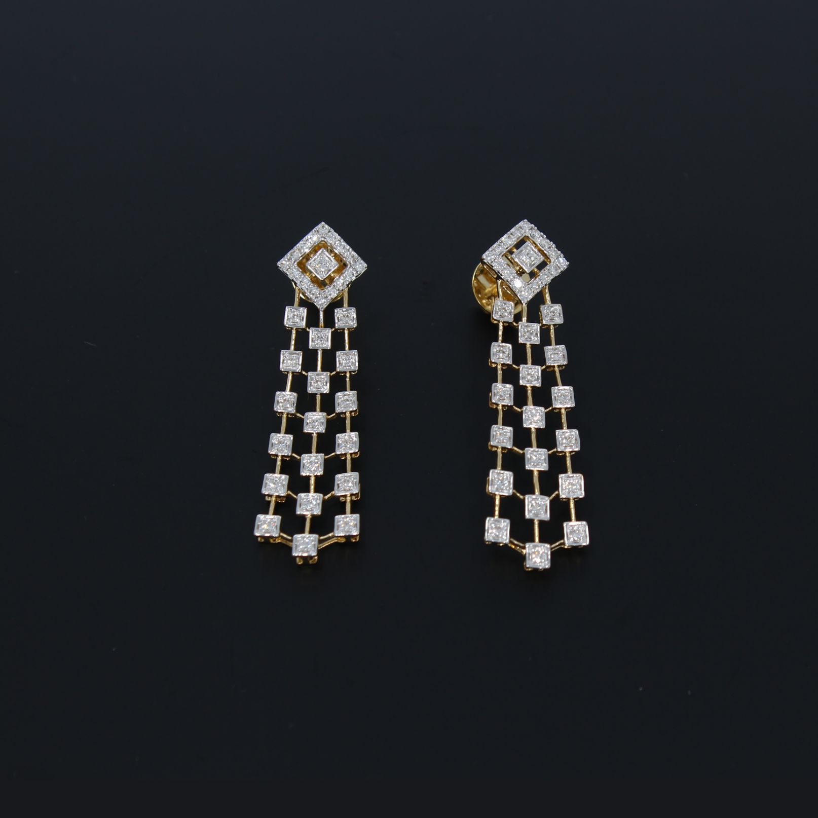 Diamond Earring For Women with Free Gold Coin