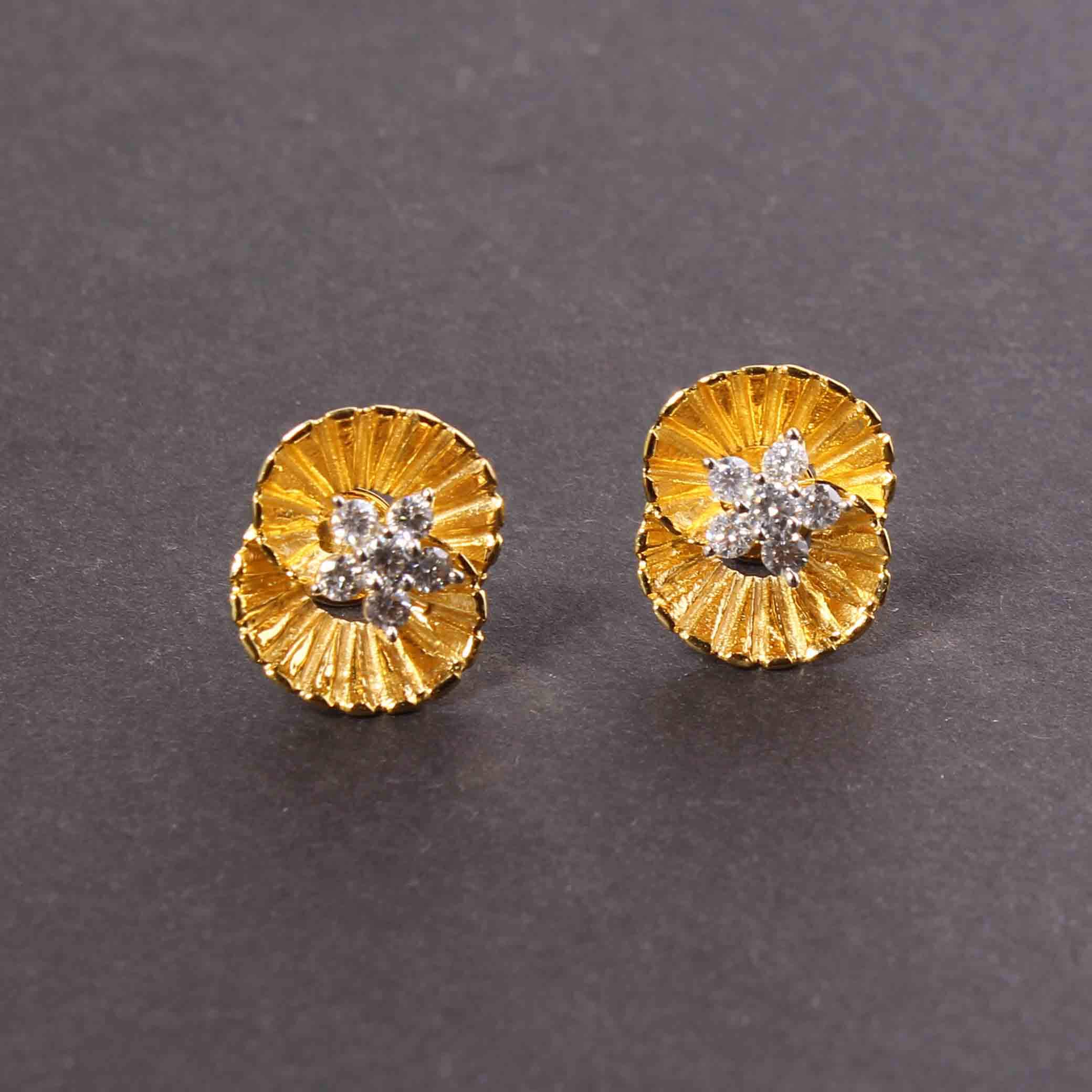 Diamond Earring For Women with Free Gold Coin