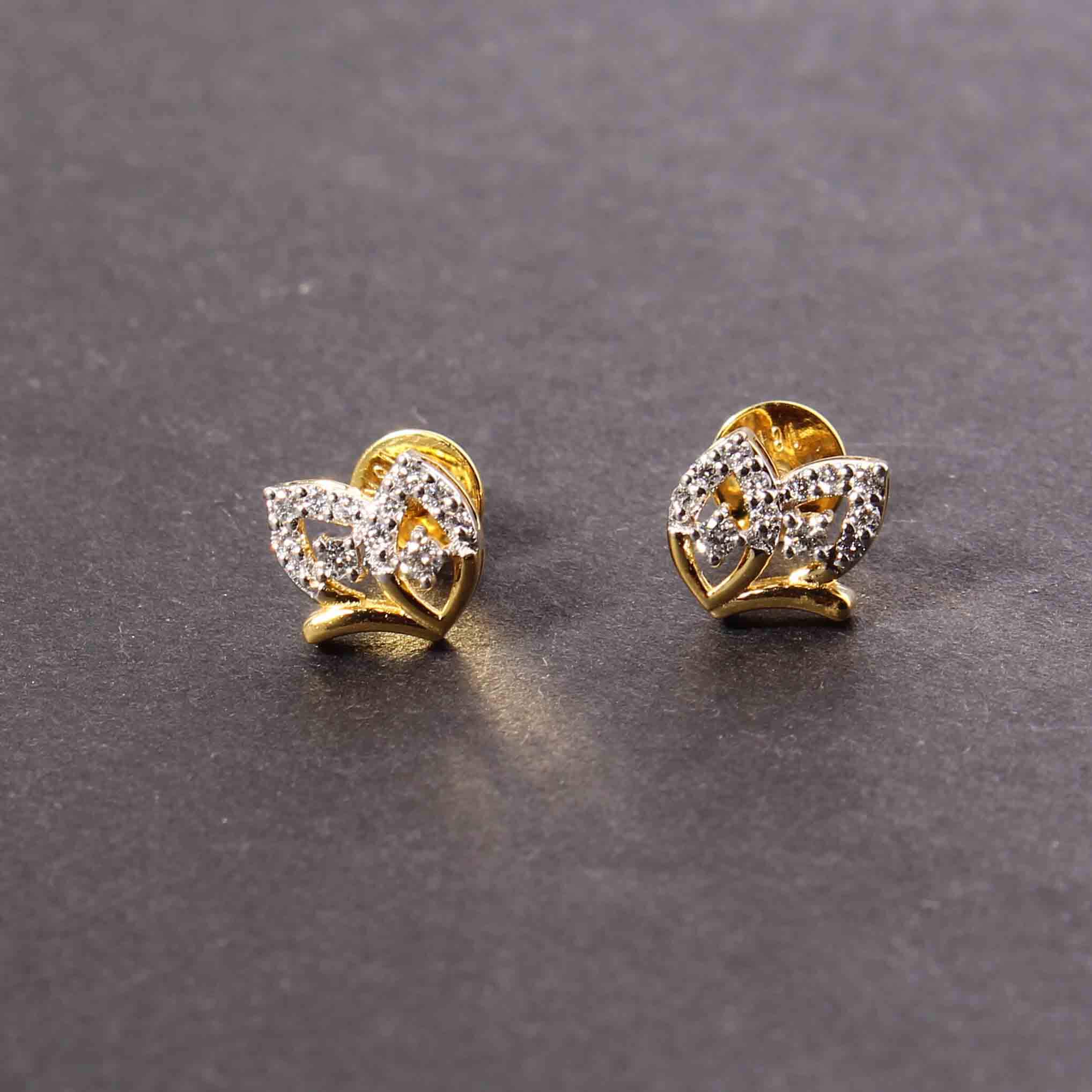 Diamond Earring For Women with Free Gold Coin