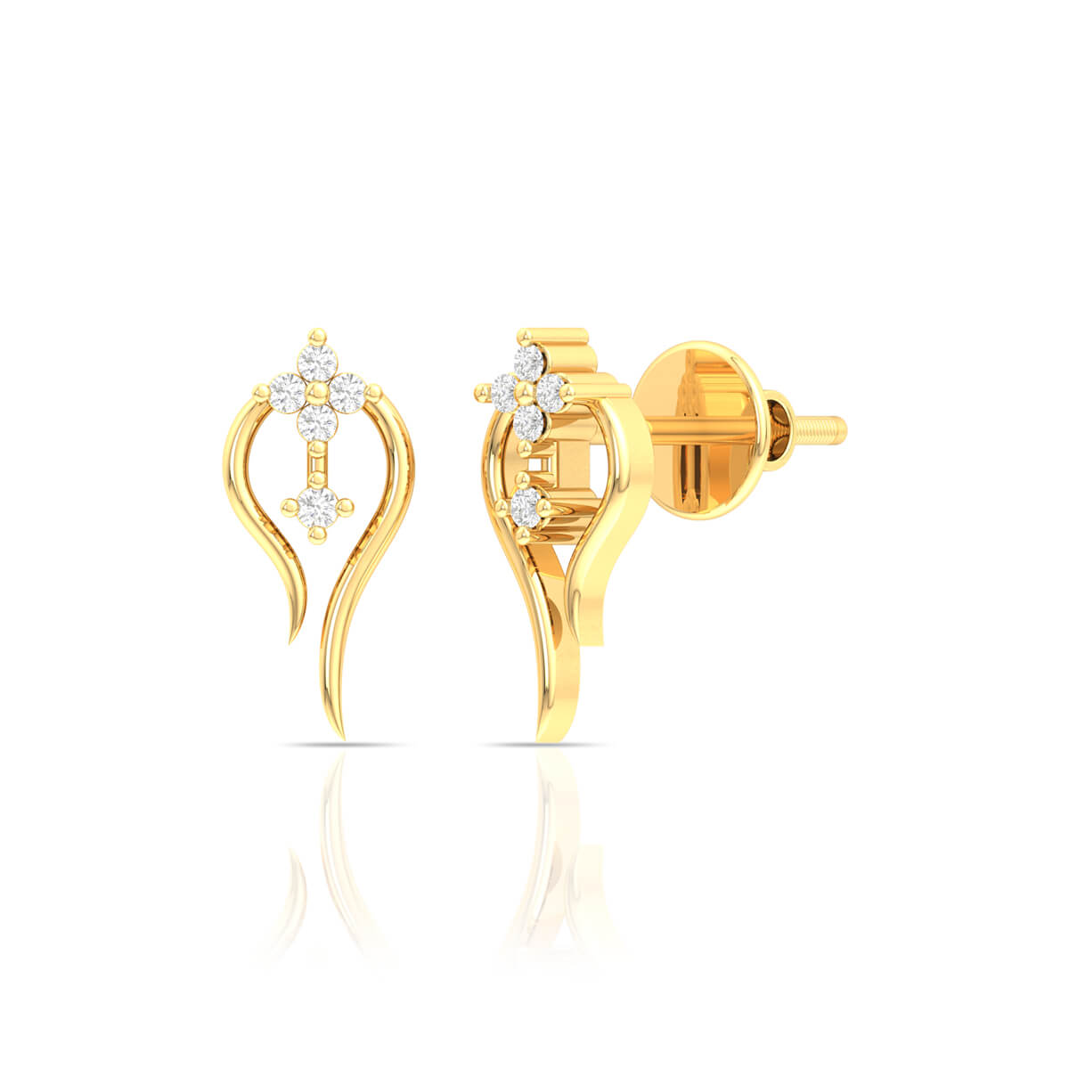 Sahara Diamond Earring with Free Gold Coin