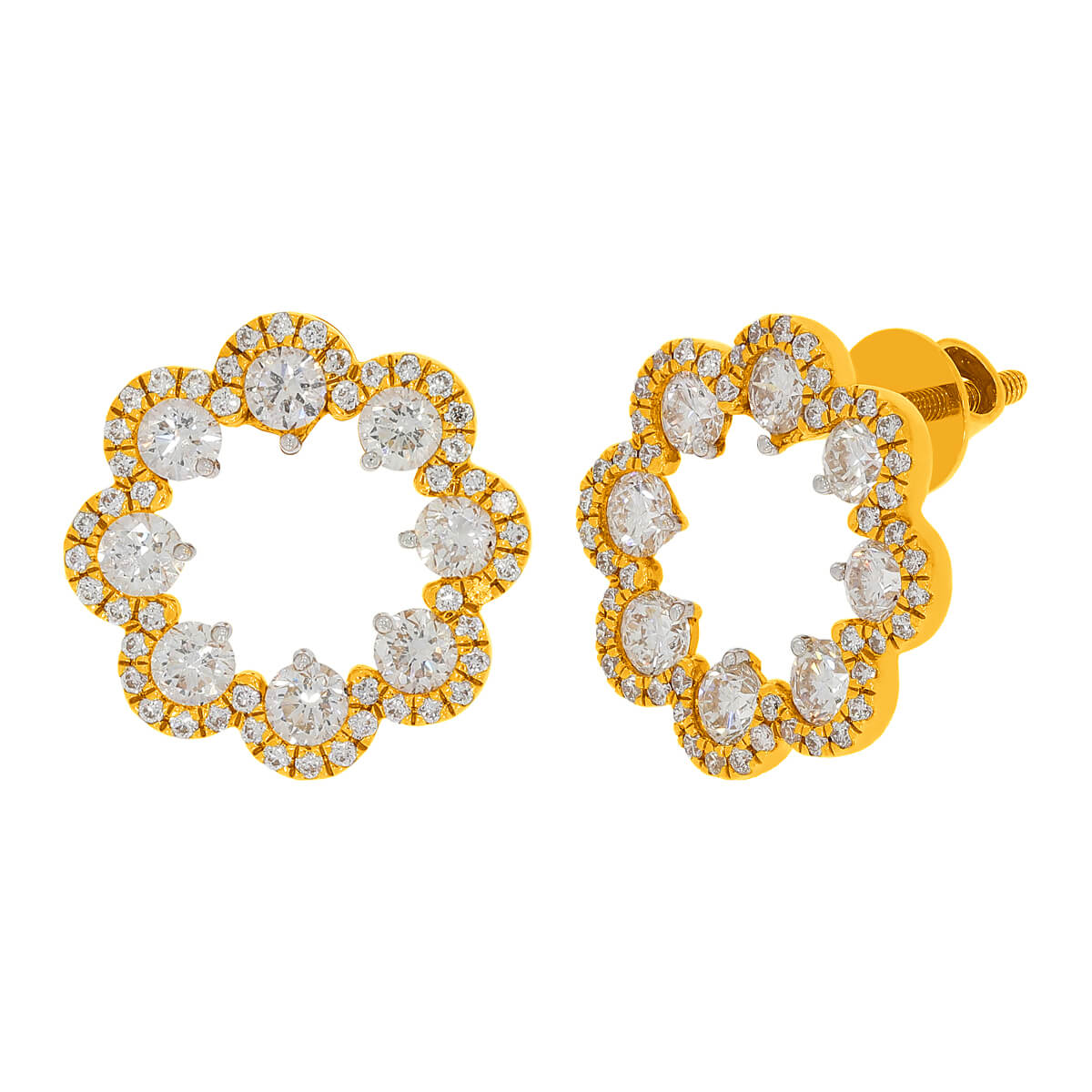 Emily Diamond Earring with Free Gold Coin