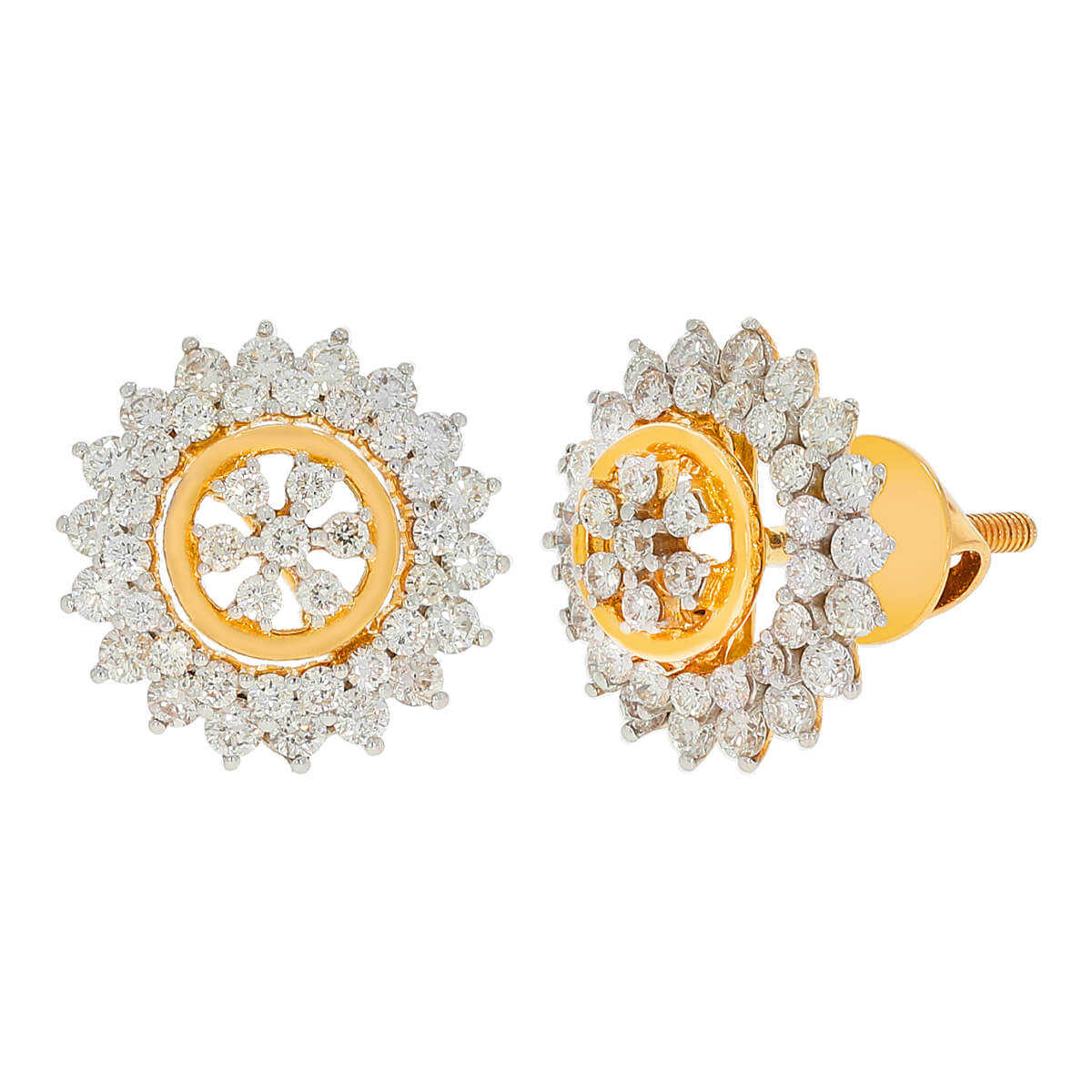 Swamia Diamond Earring with Free Gold Coin