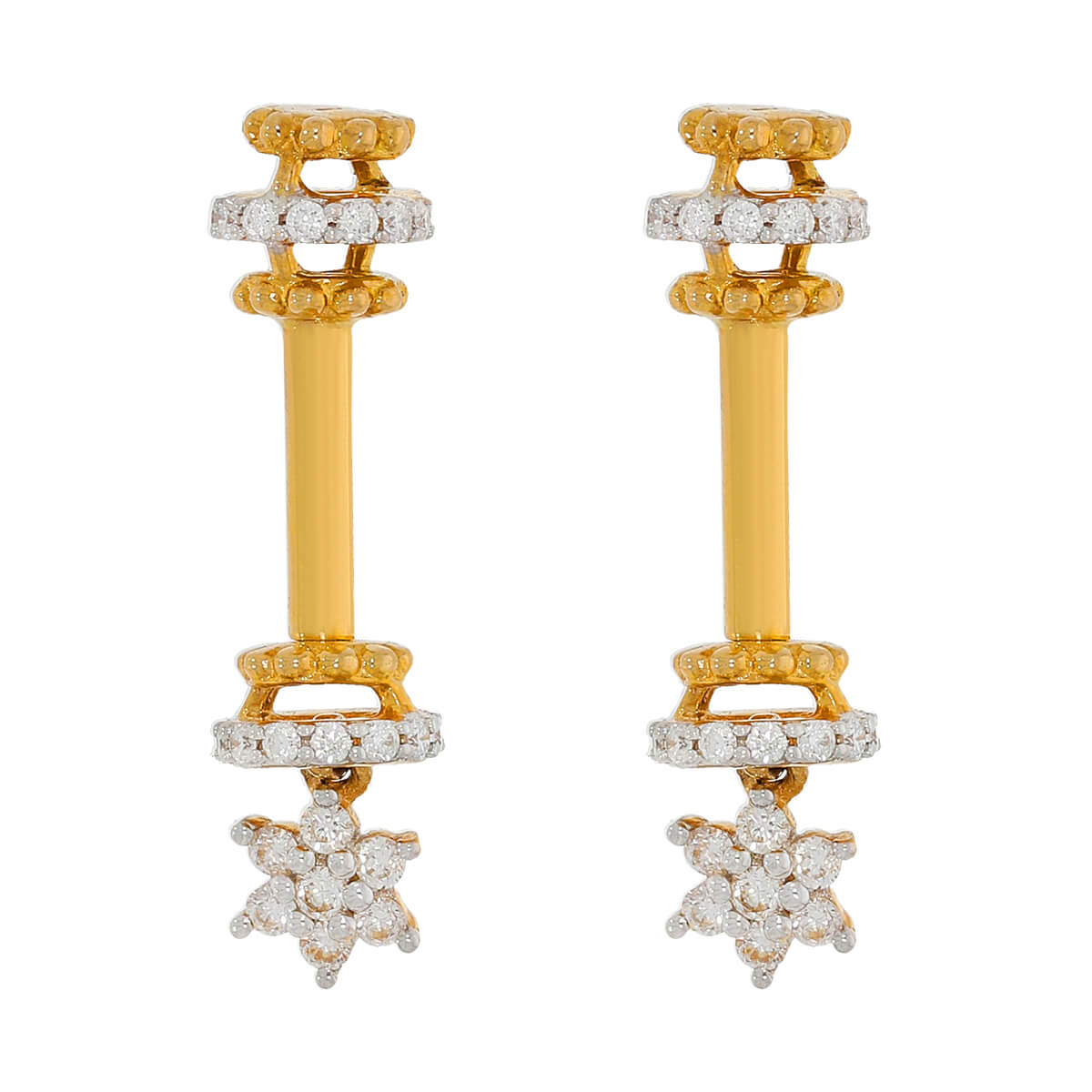 Sitara Eminent Diamond Earring with Free Gold Coin