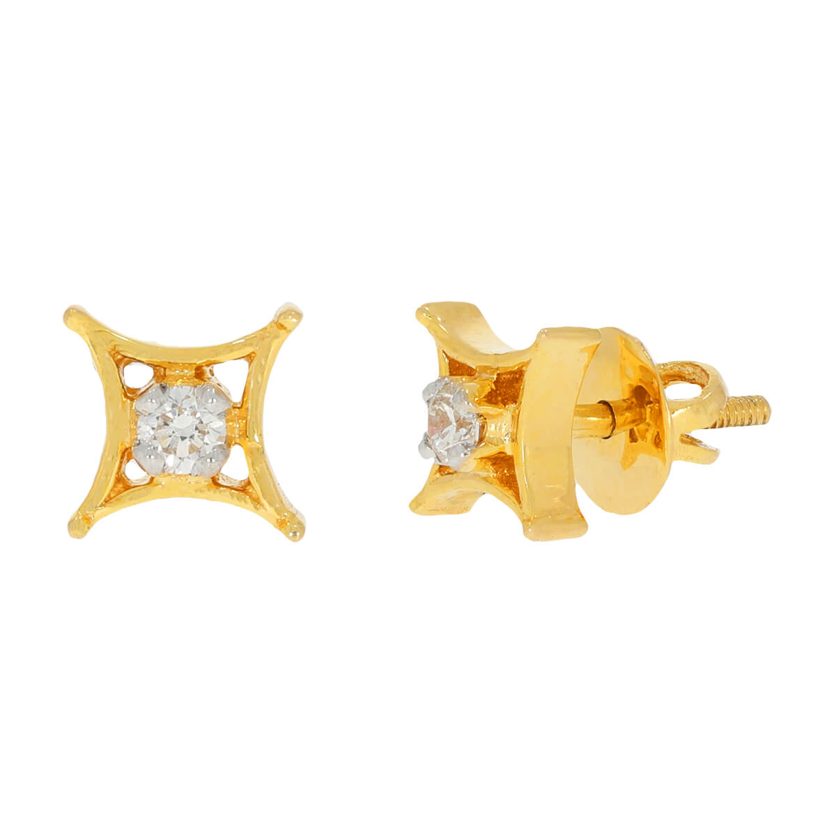 Orion Stud diamond earring with Free Gold Coin