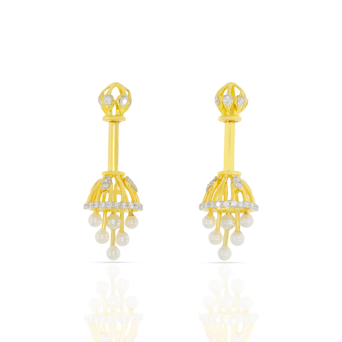 Diamond Earring with Free Gold Coin