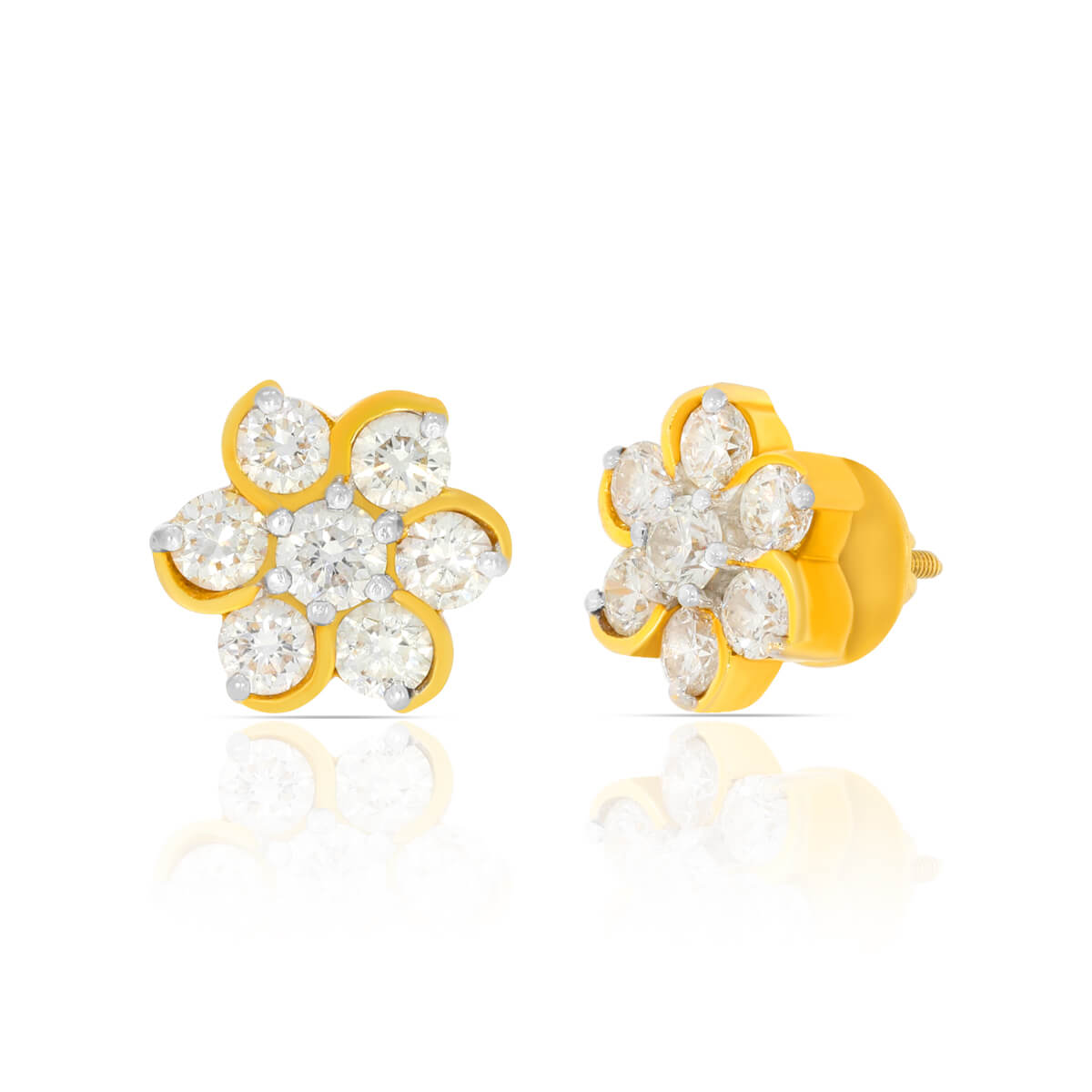 Diamond Earring with Free Gold Coin