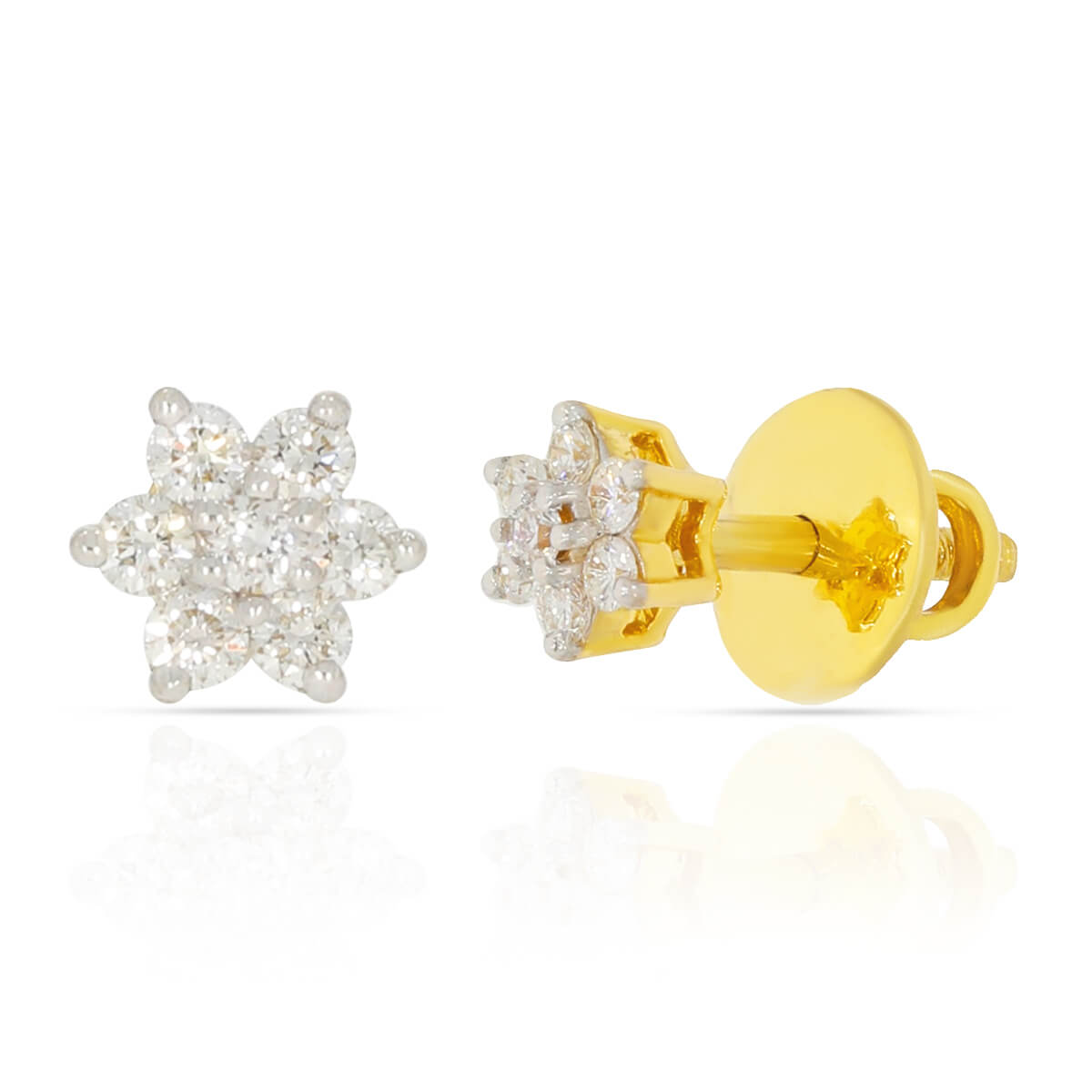 Diamond Earring with Free Gold Coin