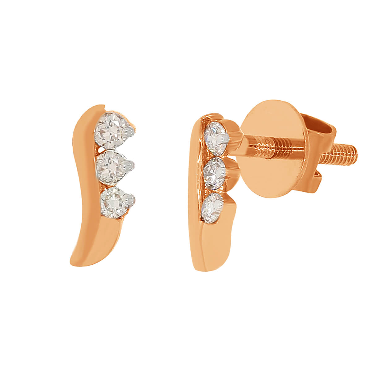 Tina Diamond Earring with Free Gold Coin