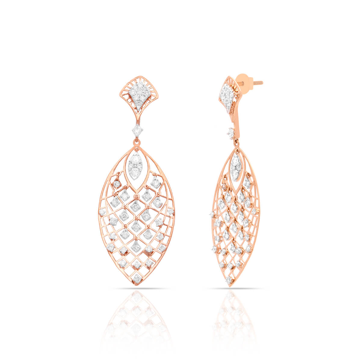 Diamond Earring with Free Gold Coin