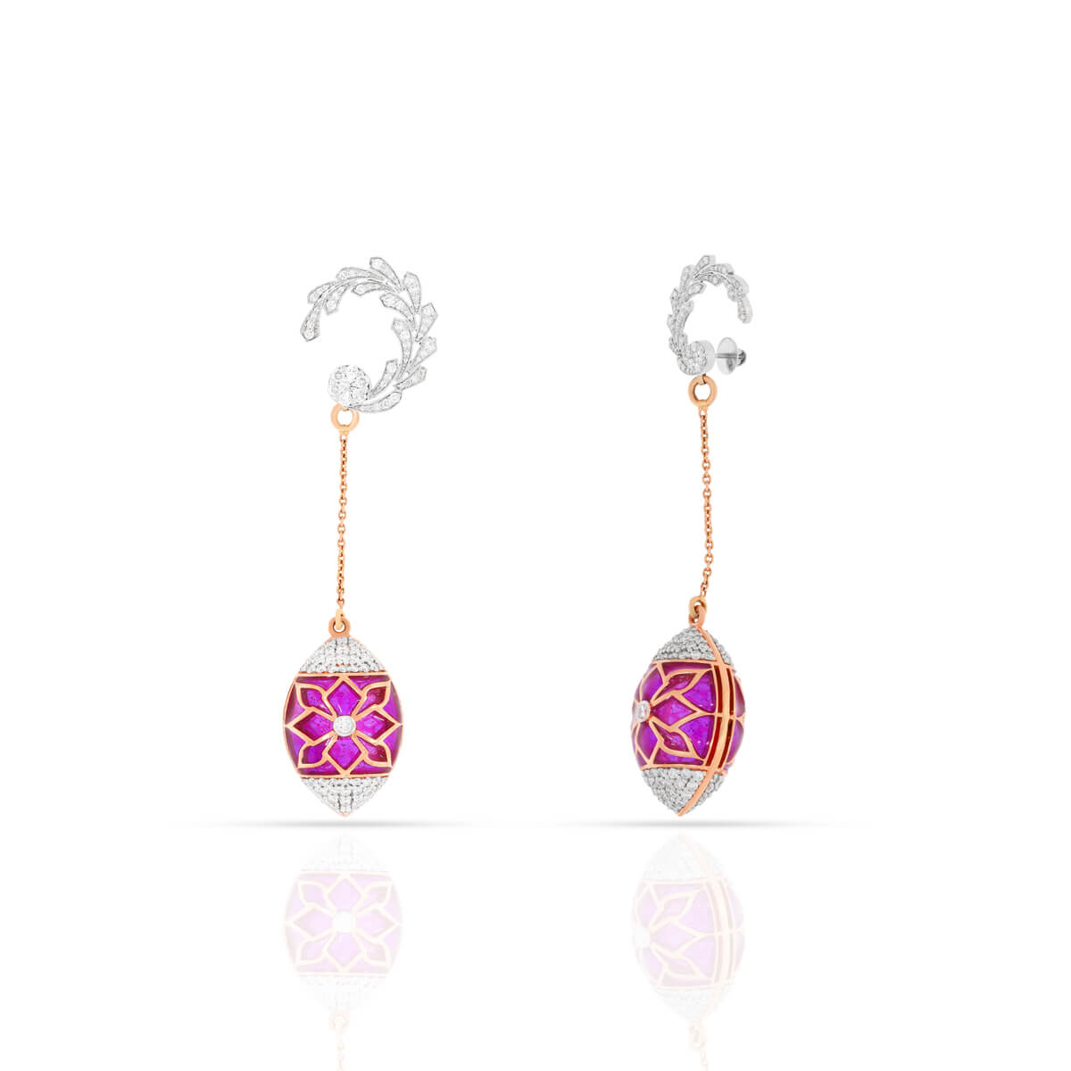 Diamond Earring with Free Gold Coin