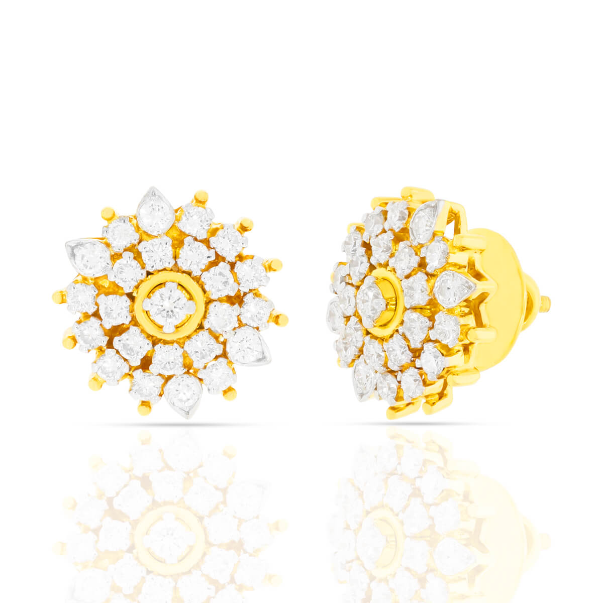 Diamond Earring with Free Gold Coin