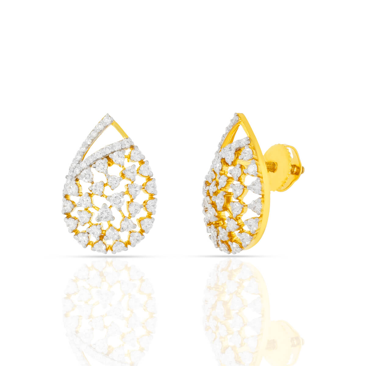 Gleaming Grace Diamond Stud Earring