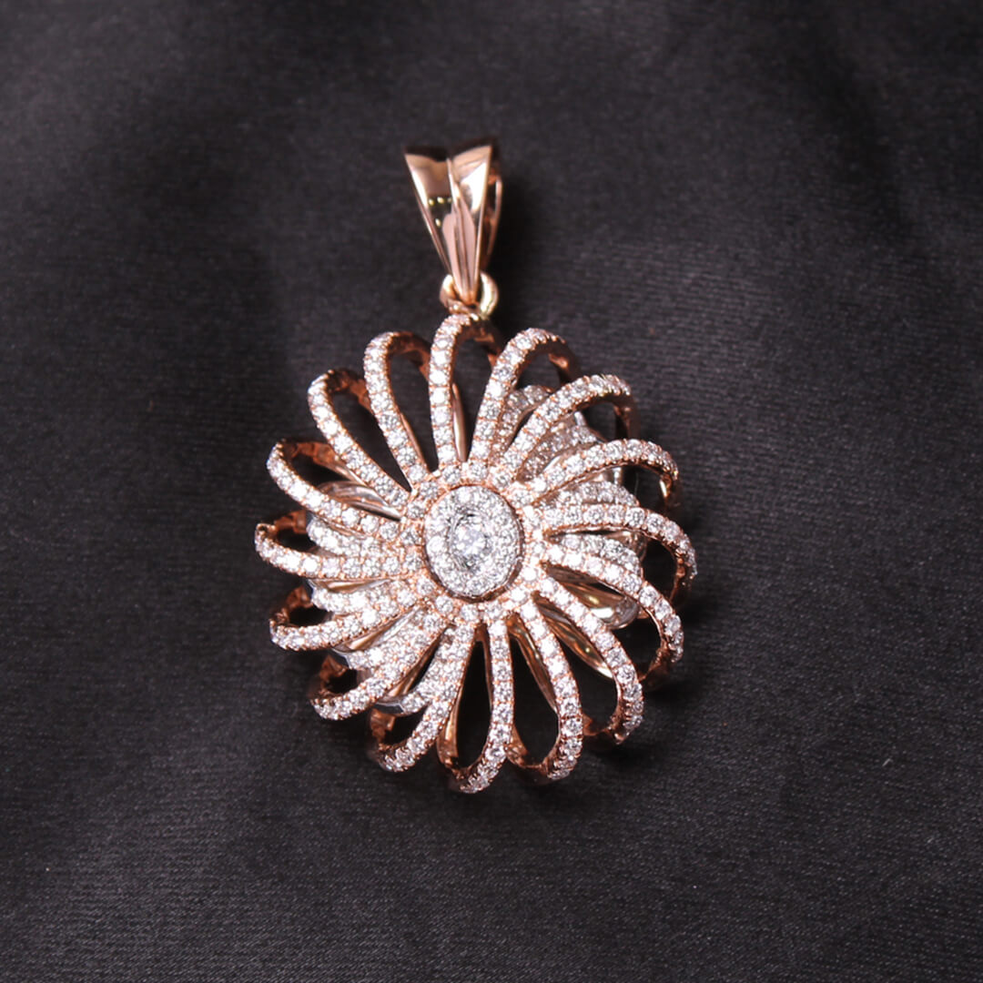 Diamond Locket For Women with Free Gold Coin