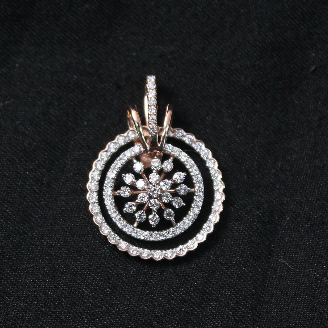 Diamond Locket For Women with Free Gold Coin