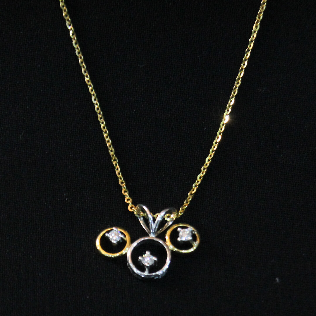 Diamond Locket For Women with Free Gold Coin