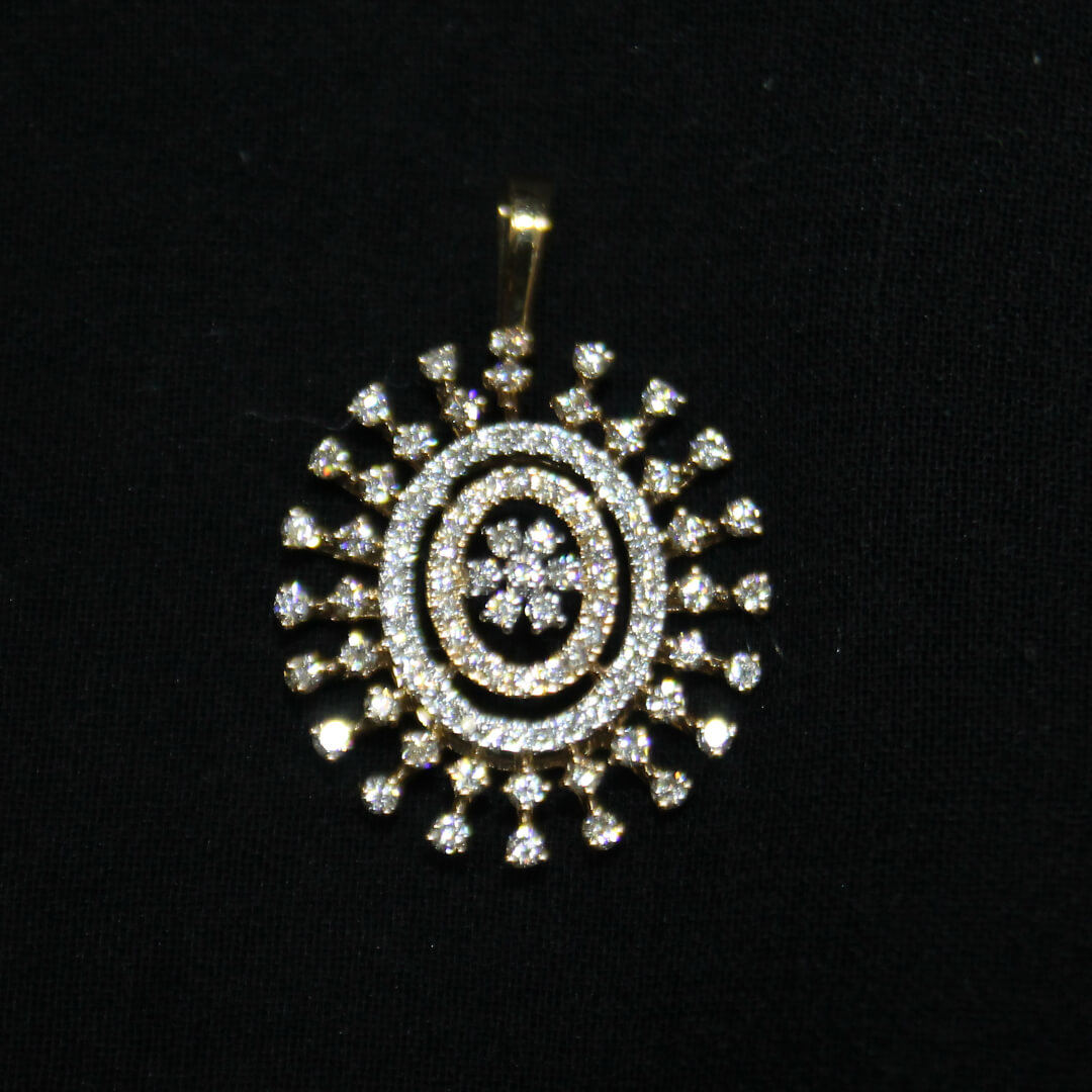 Diamond Locket For Women with Free Gold Coin