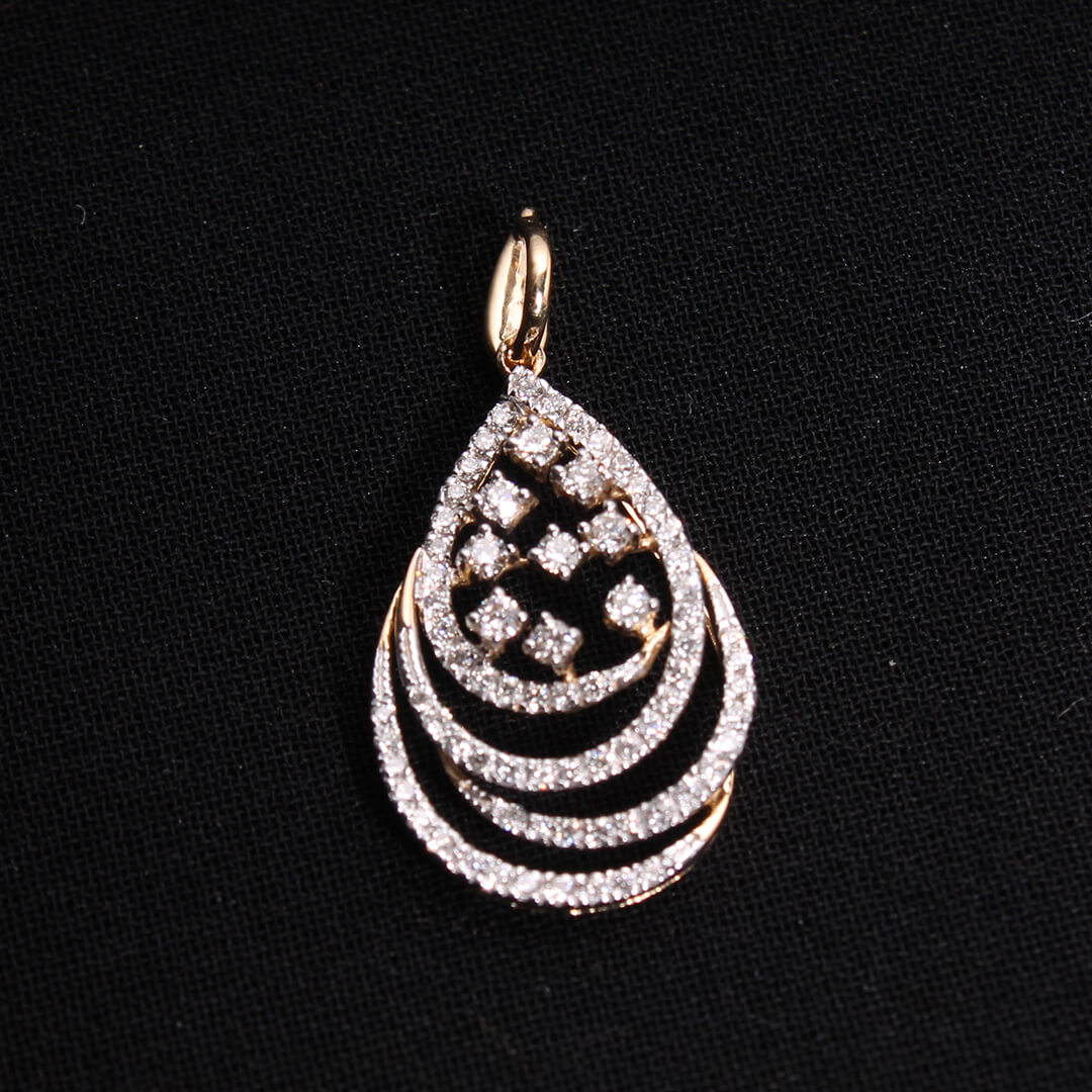 Diamond Locket For Women with Free Gold Coin