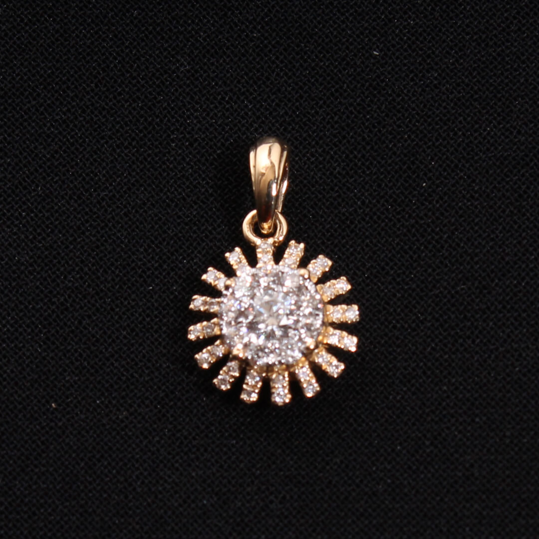 Diamond Locket For Women with Free Gold Coin