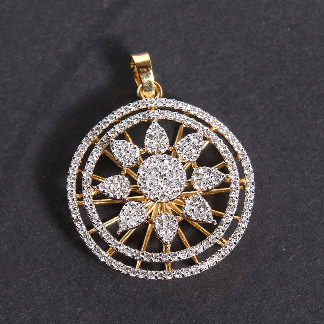 Diamond Locket For Women with Free Gold Coin