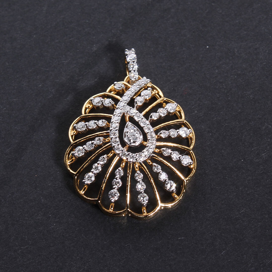 Diamond Locket For Women with Free Gold Coin