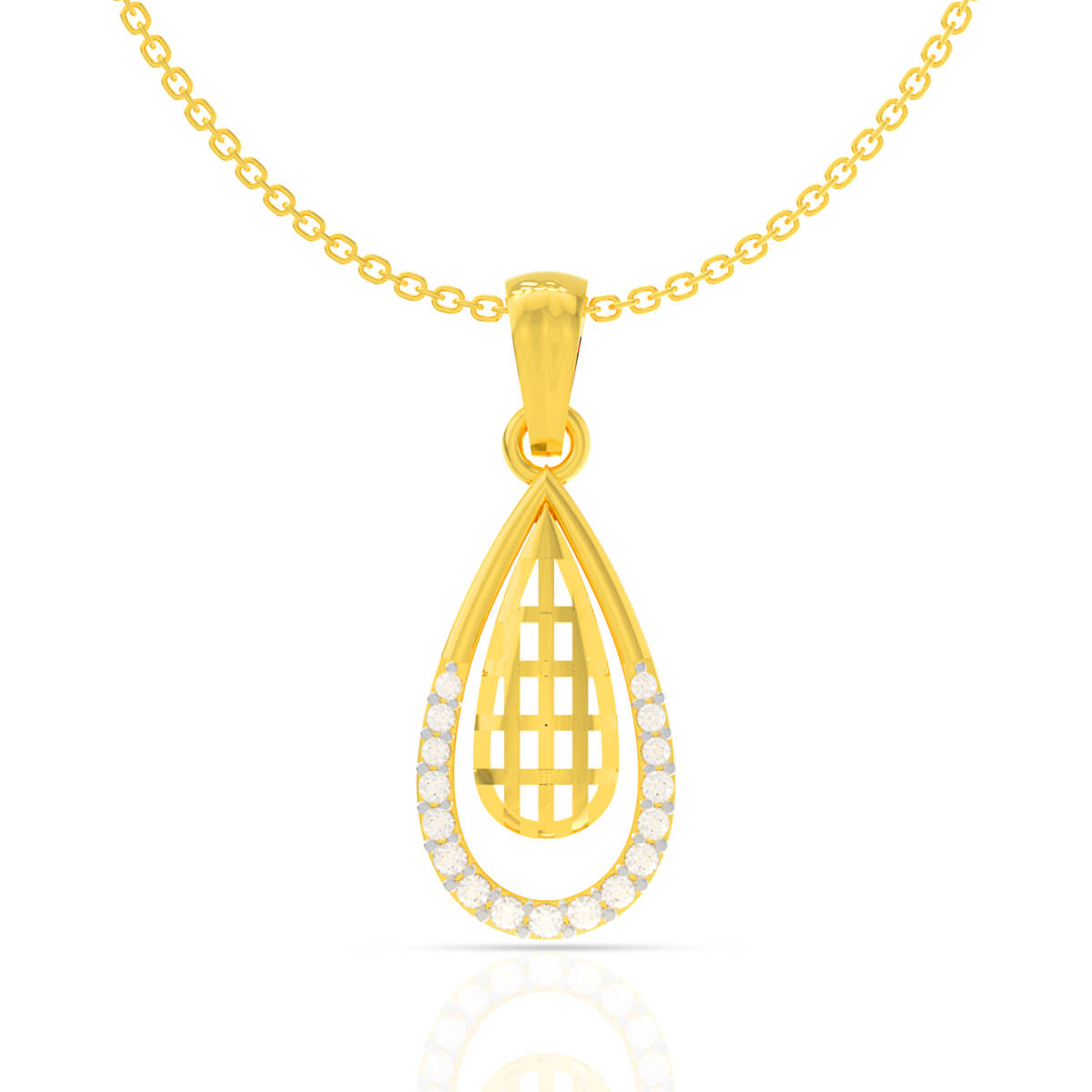 Diamond Pendant with Free Gold Coin