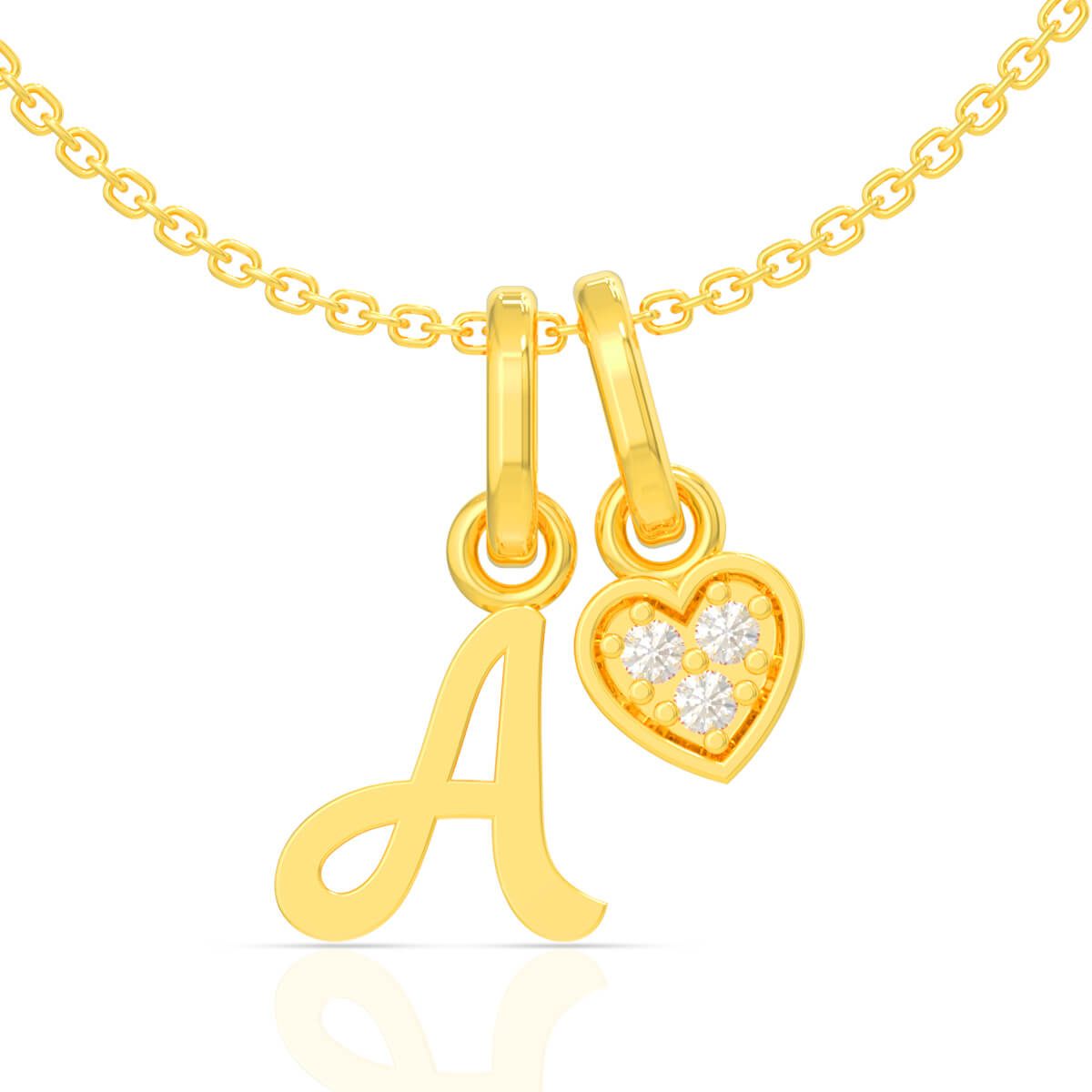 Diamond Pendant with Free Gold Coin