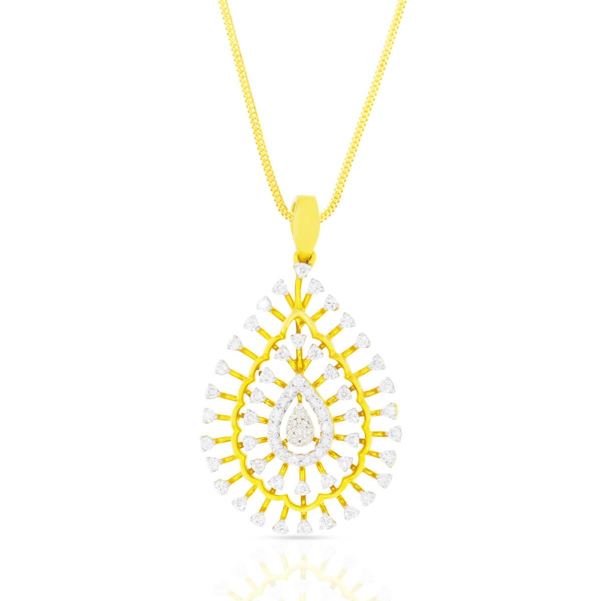 Little Blossom Diamond Pendant with Free Gold Coin