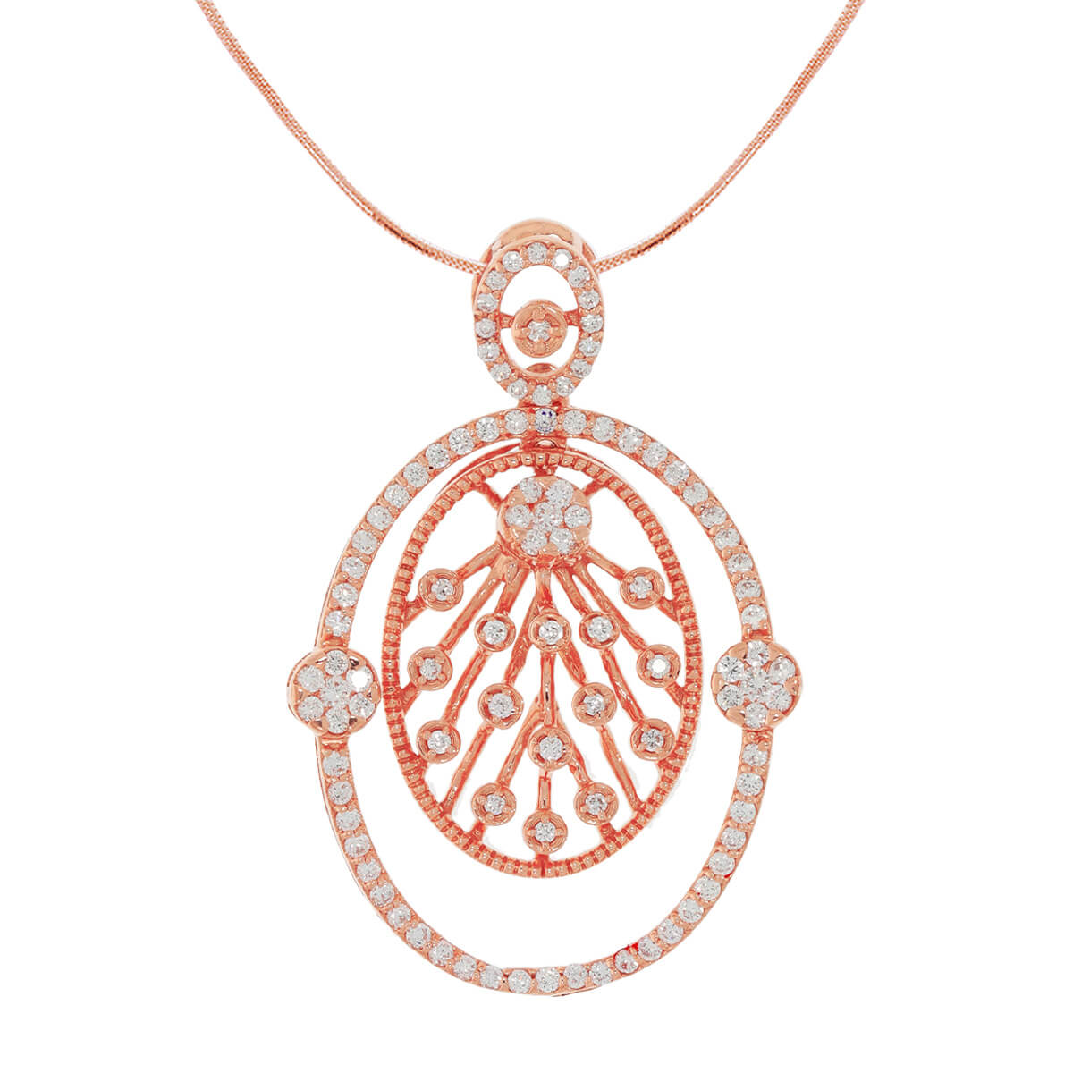 Aradhya Diamond Locket with Free Gold Coin