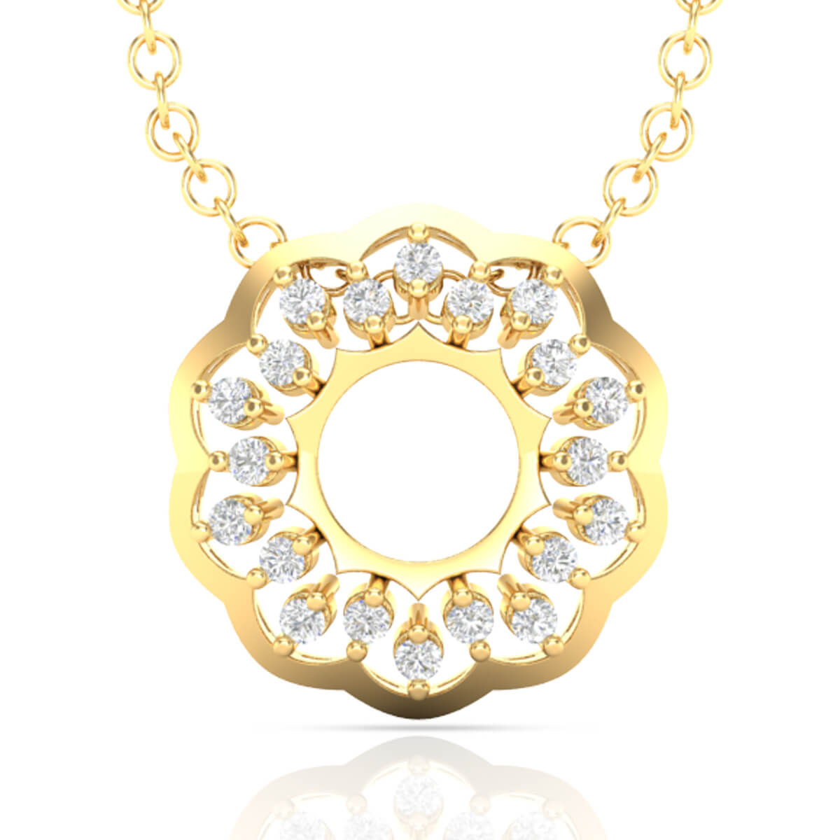 Ziana Diamond Locket with Free Gold Coin