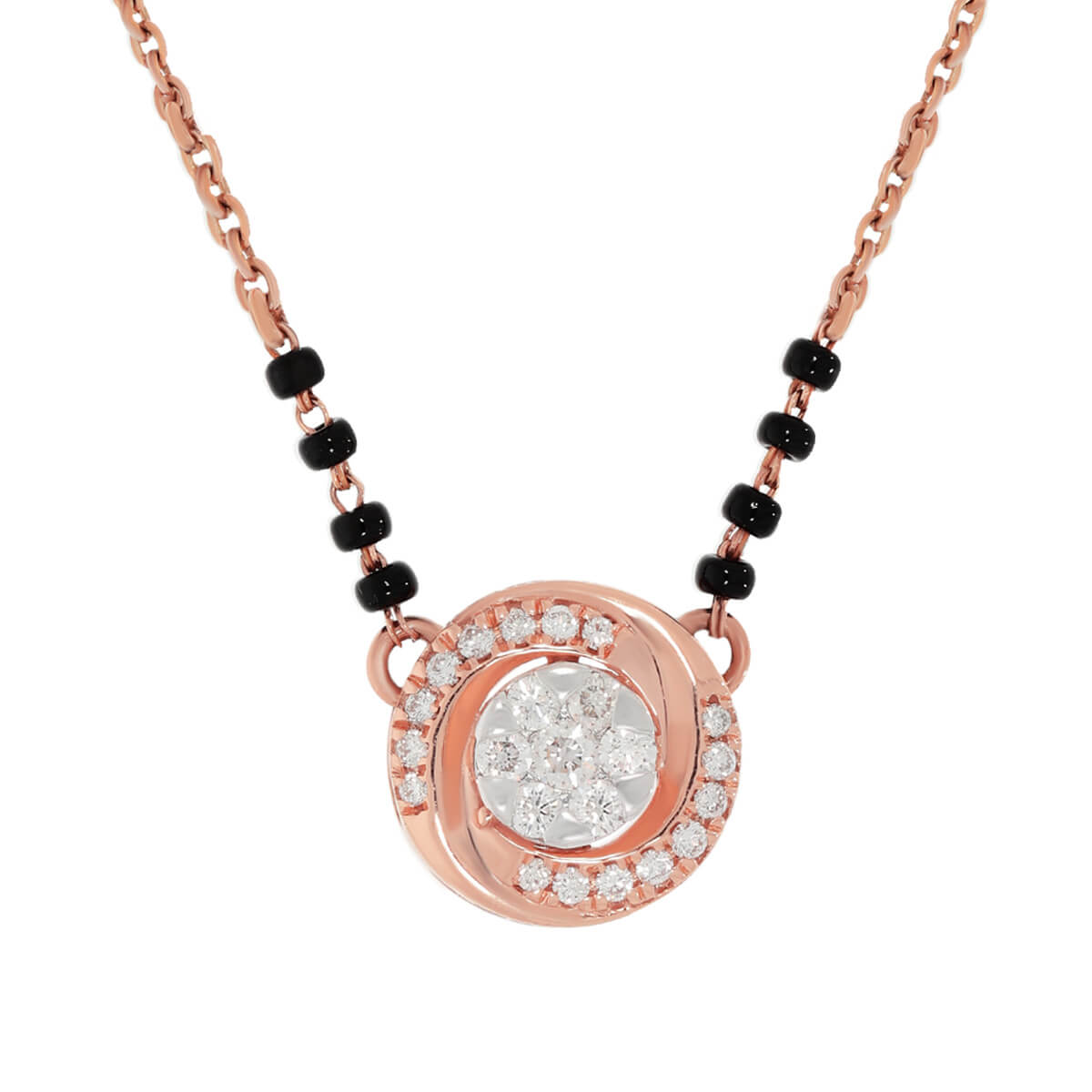 Rebel Elle Diamond Mangalsutra with Free Gold Coin